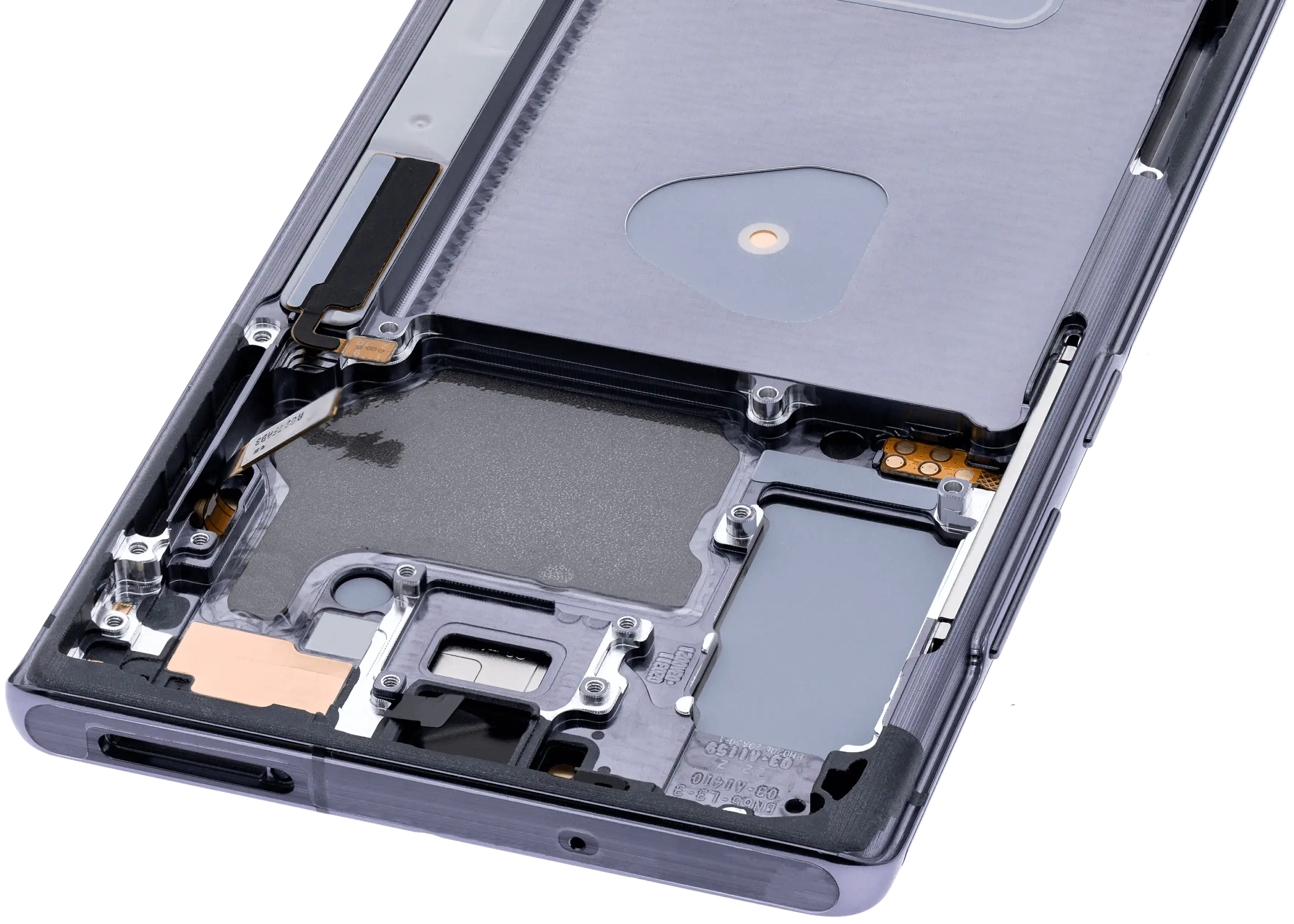 OLED-Display mit Rahmen Samsung Galaxy Note 20 5G Mystic Gray Aftermarket Plus