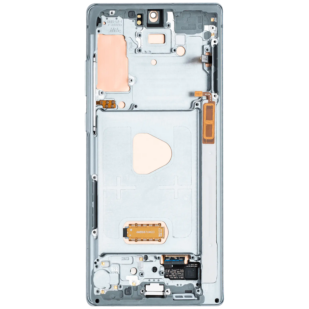 OLED-Display mit Rahmen Samsung Galaxy Note20 5G Mystic Green Aftermarket Plus