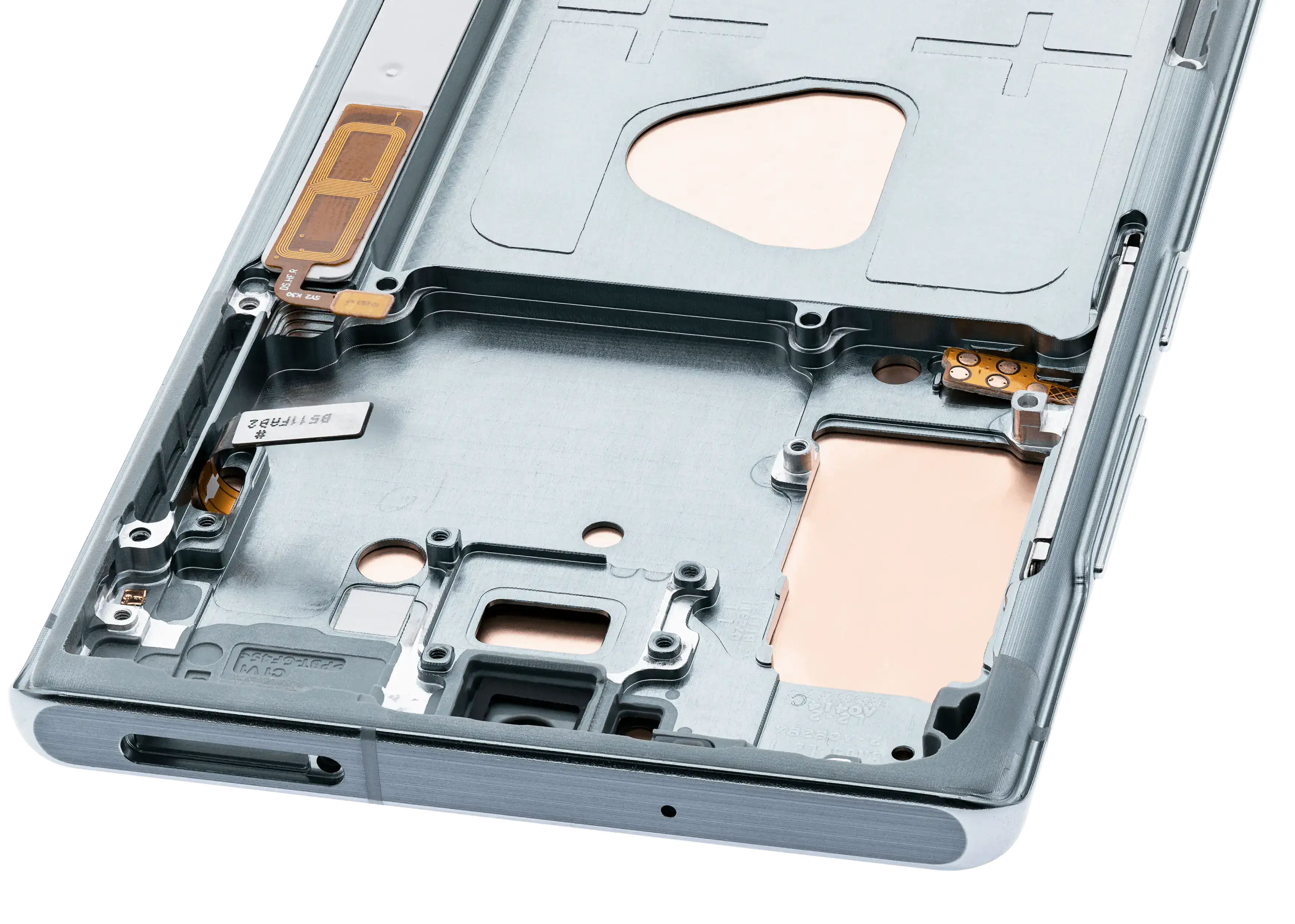 OLED-Display mit Rahmen Samsung Galaxy Note20 5G Mystic Green Aftermarket Plus