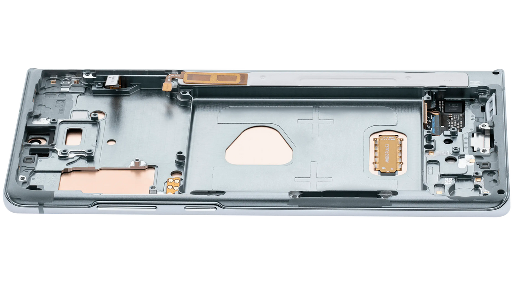 OLED-Display mit Rahmen Samsung Galaxy Note20 5G Mystic Green Aftermarket Plus
