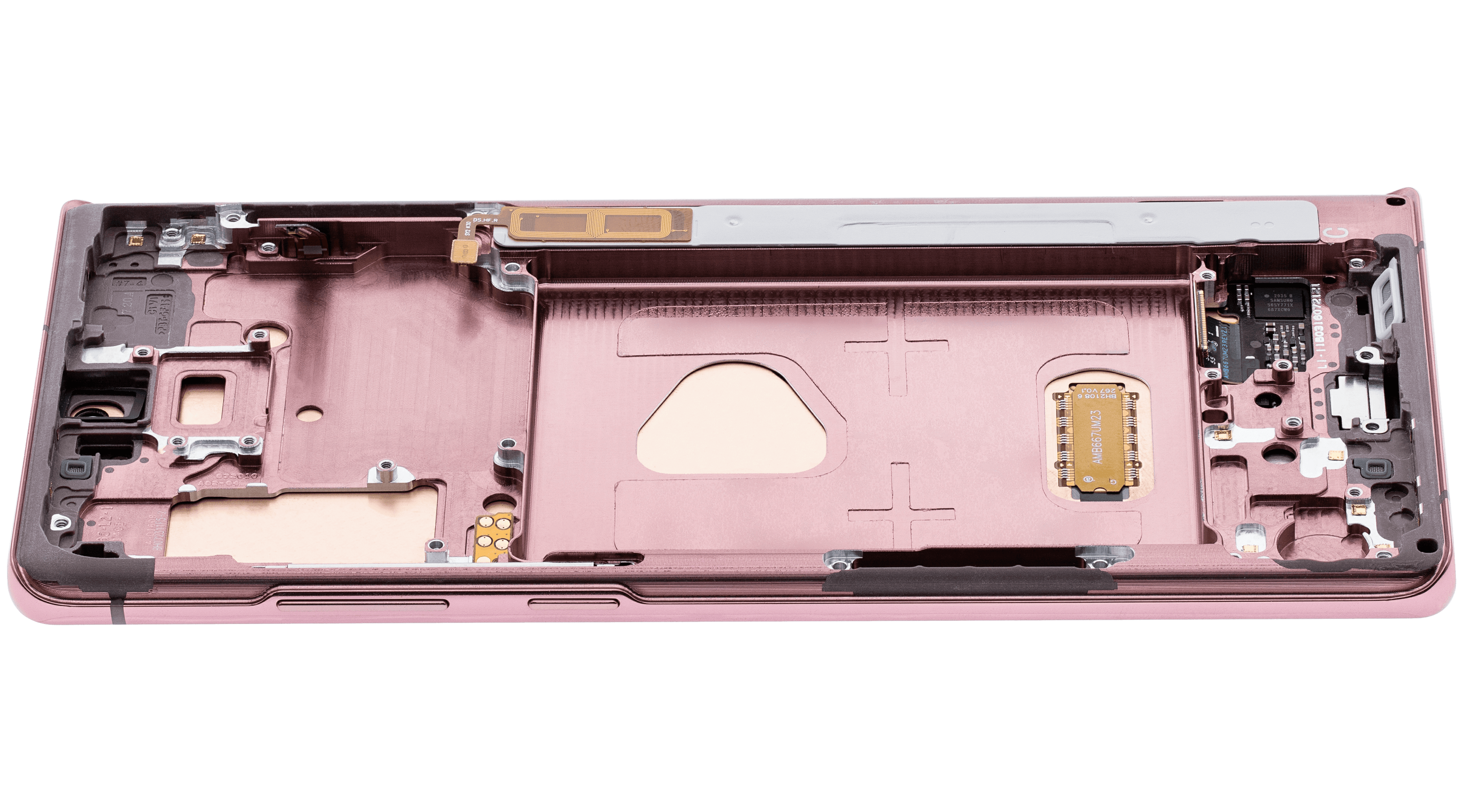 OLED-Display mit Rahmen Samsung Galaxy Note 20 5G Mystic Bronze Aftermarket Plus
