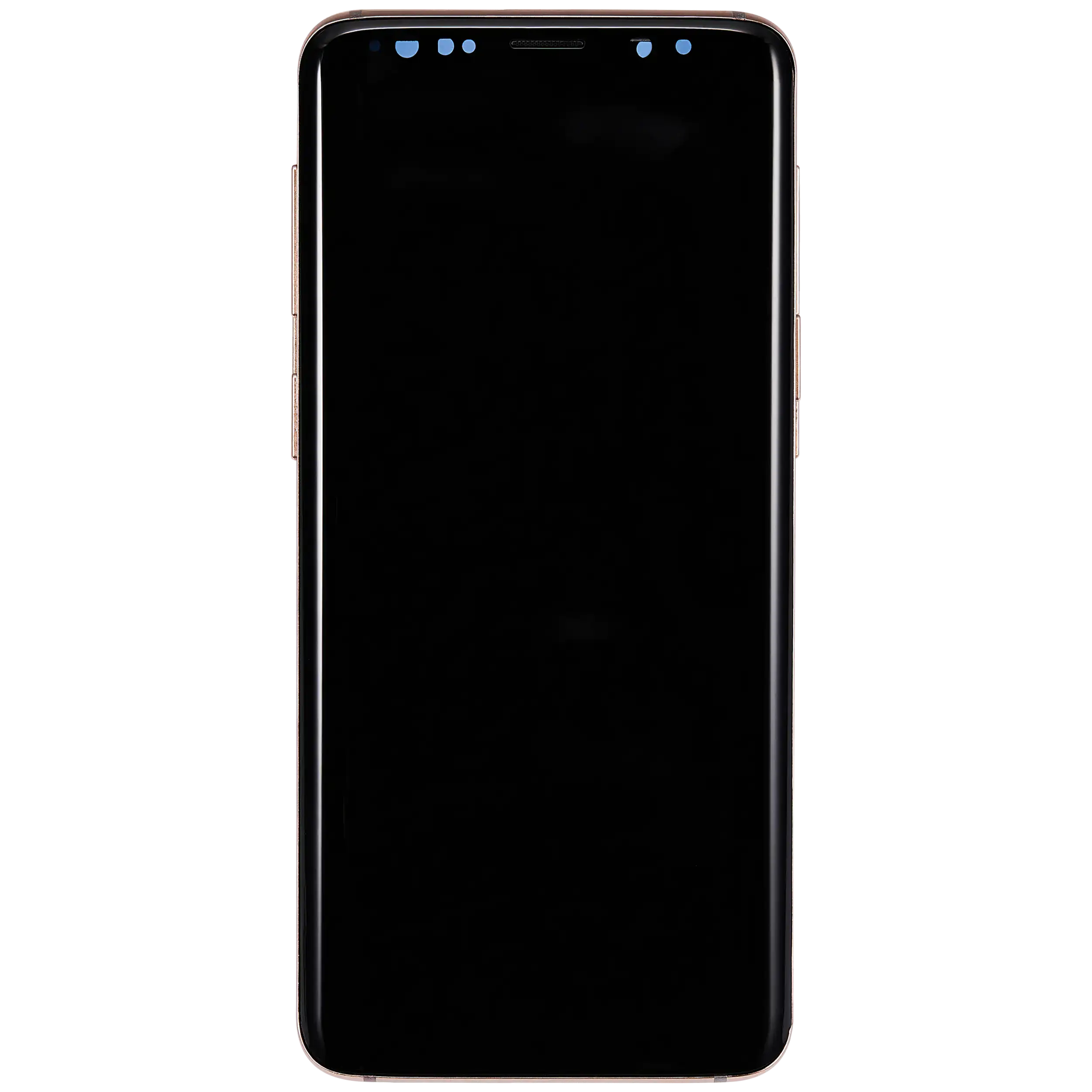 OLED-Display mit Rahmen für Samsung Galaxy S9 (Aftermarket Plus) (Sunrise Gold)