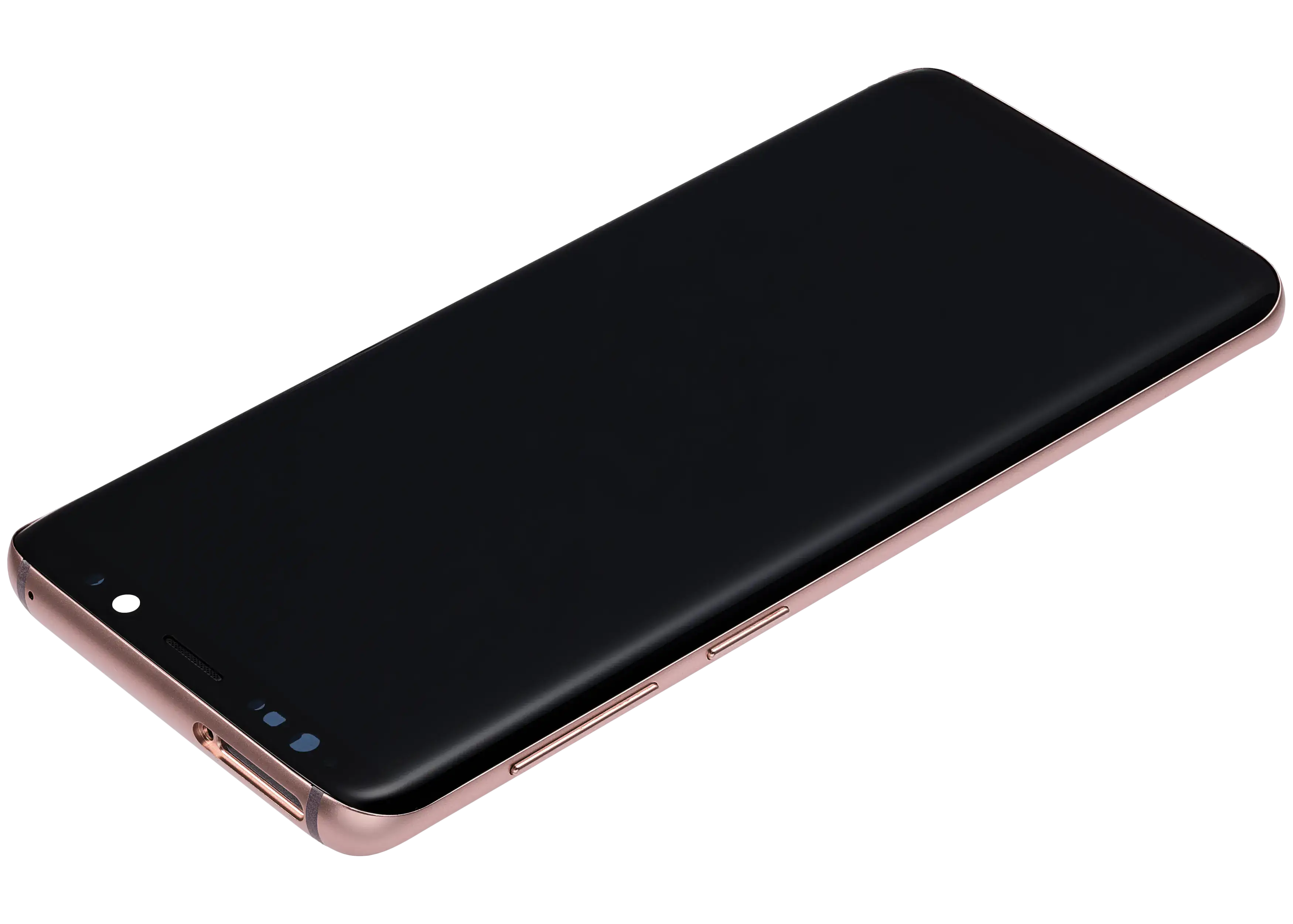 OLED-Display mit Rahmen für Samsung Galaxy S9 (Aftermarket Plus) (Sunrise Gold)