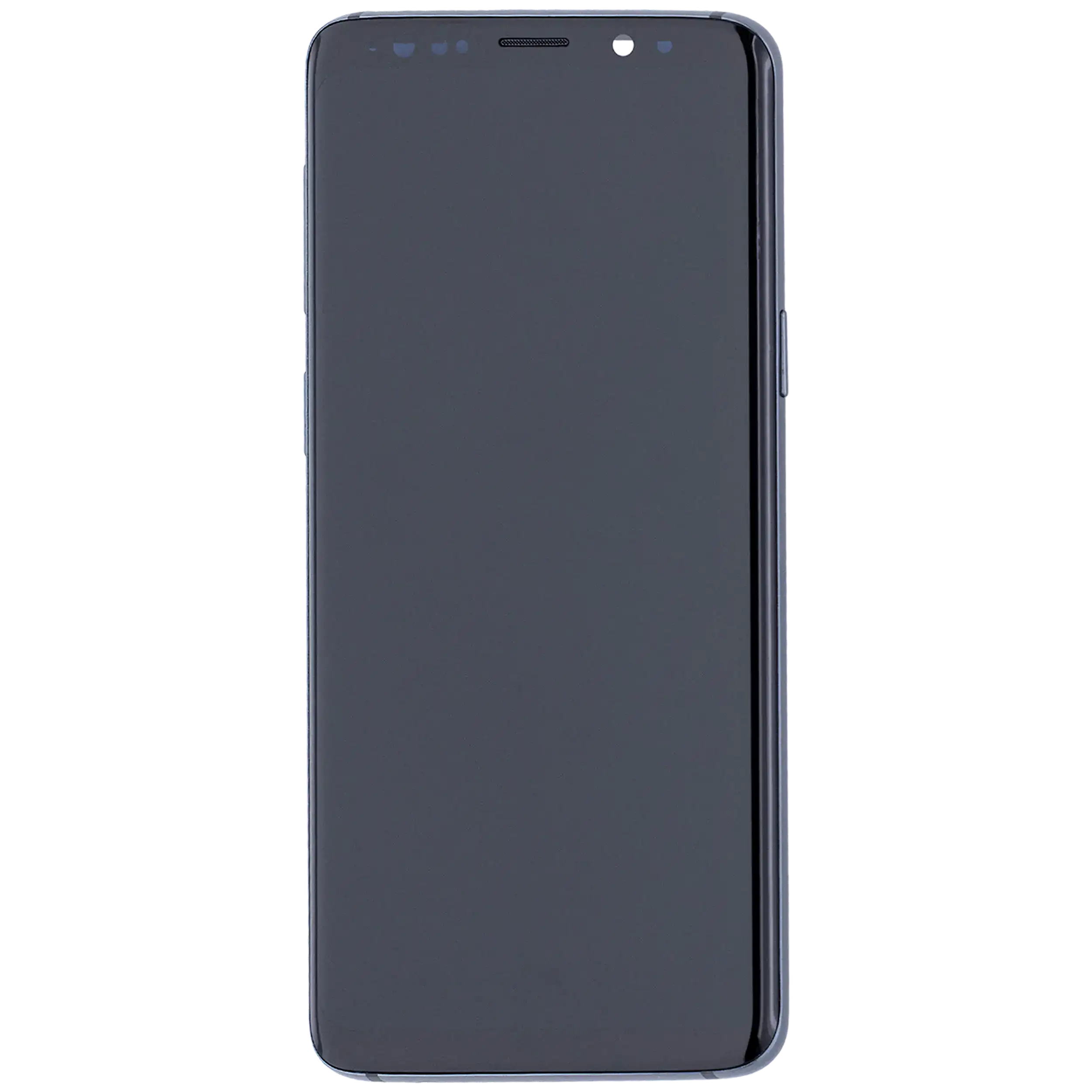 OLED-Display mit Rahmen für Samsung Galaxy S9 (Aftermarket Plus) (Titanium Grau)