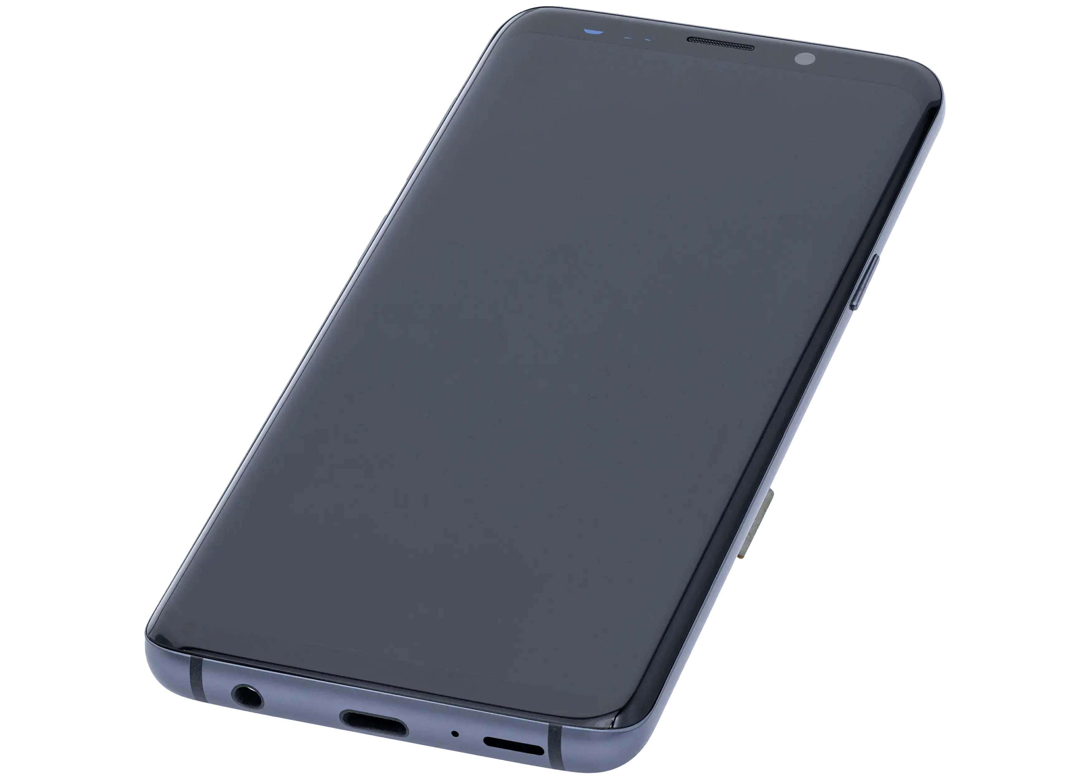 OLED-Display mit Rahmen für Samsung Galaxy S9 (Aftermarket Plus) (Titanium Grau)