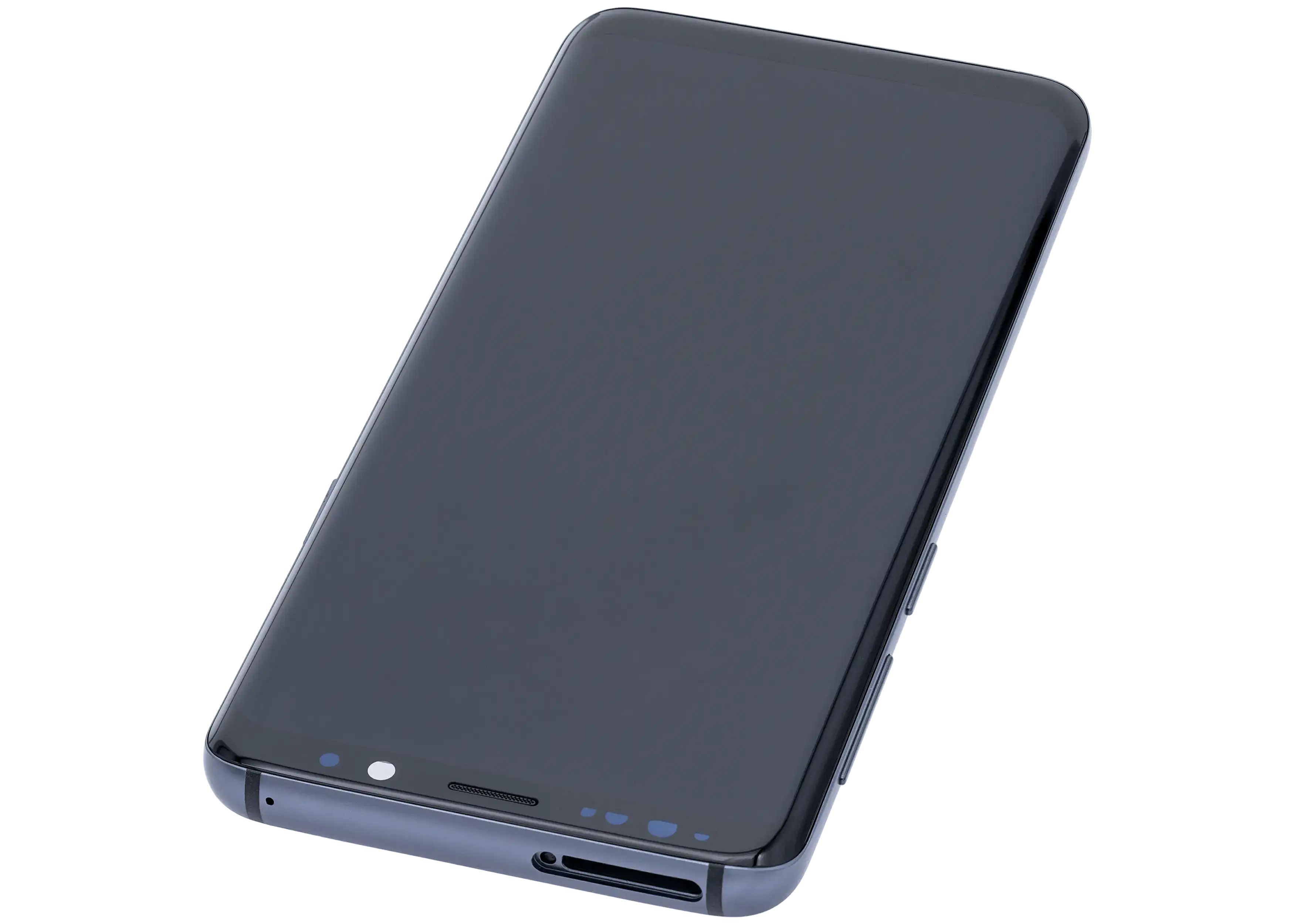 OLED-Display mit Rahmen für Samsung Galaxy S9 (Aftermarket Plus) (Titanium Grau)