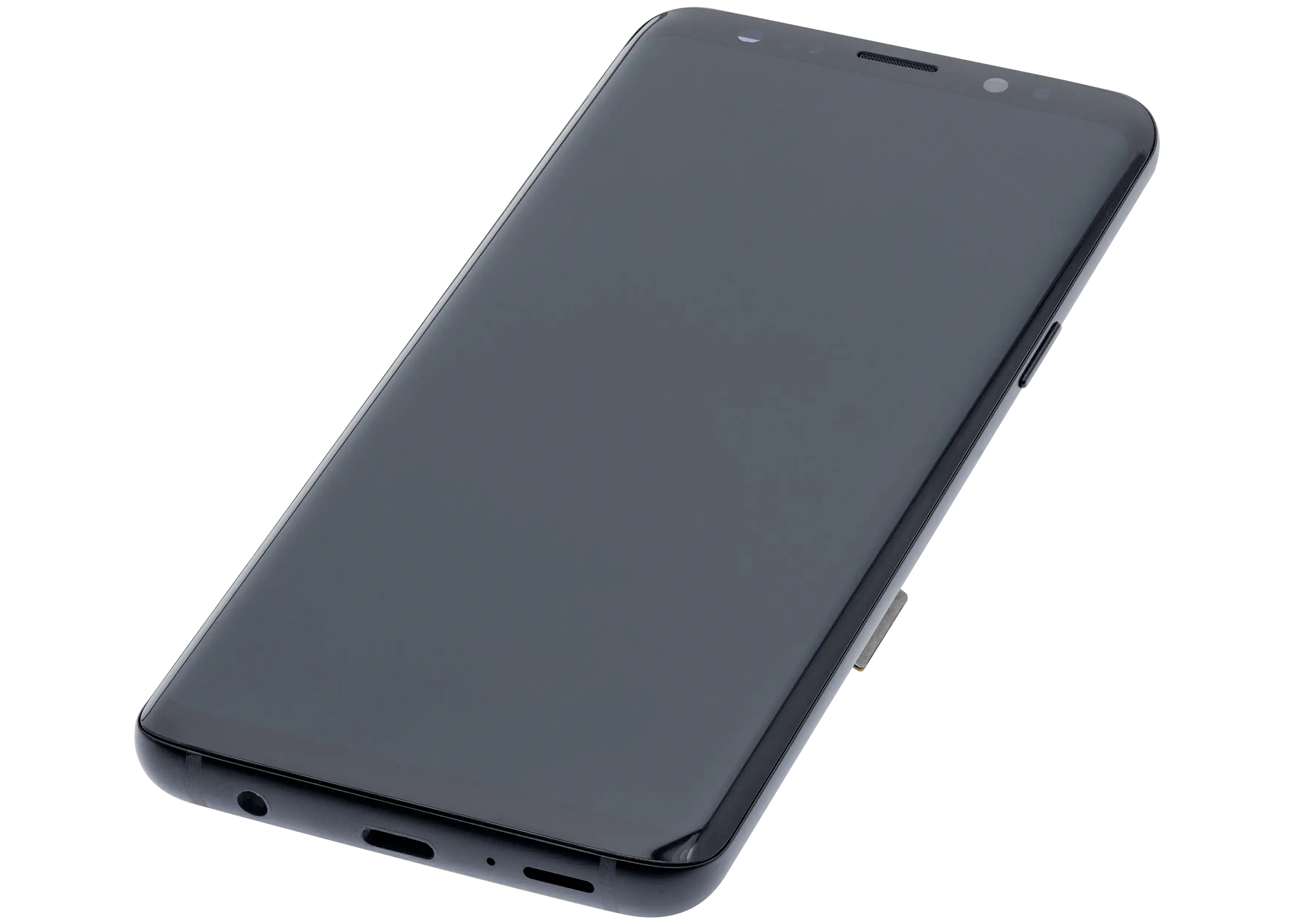 OLED-Display mit Rahmen f. Galaxy S9 Midnight Schwarz (Aftermarket+)