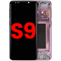 OLED Display with Frame for Samsung Galaxy S9 (Aftermarket Plus) (Lilac Purple)