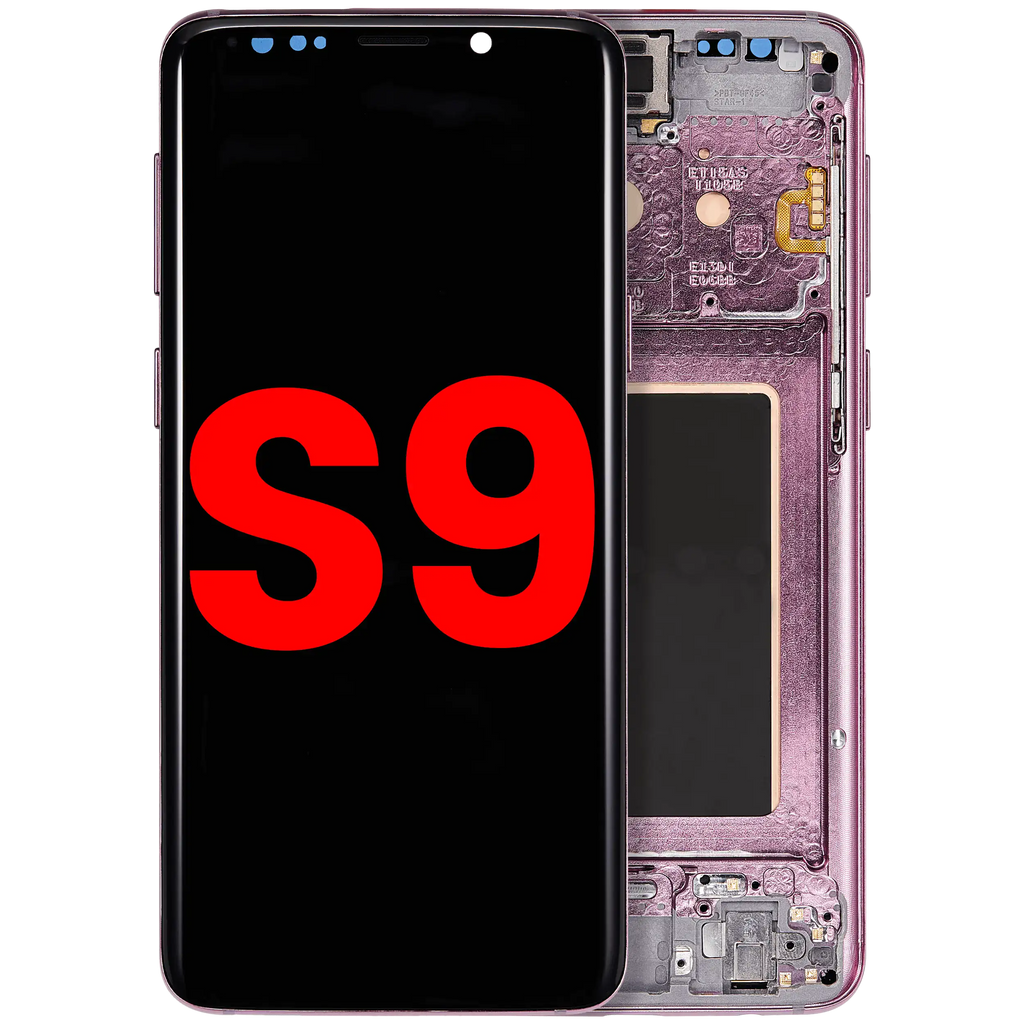 OLED Display with Frame for Samsung Galaxy S9 (Aftermarket Plus) (Lilac Purple)