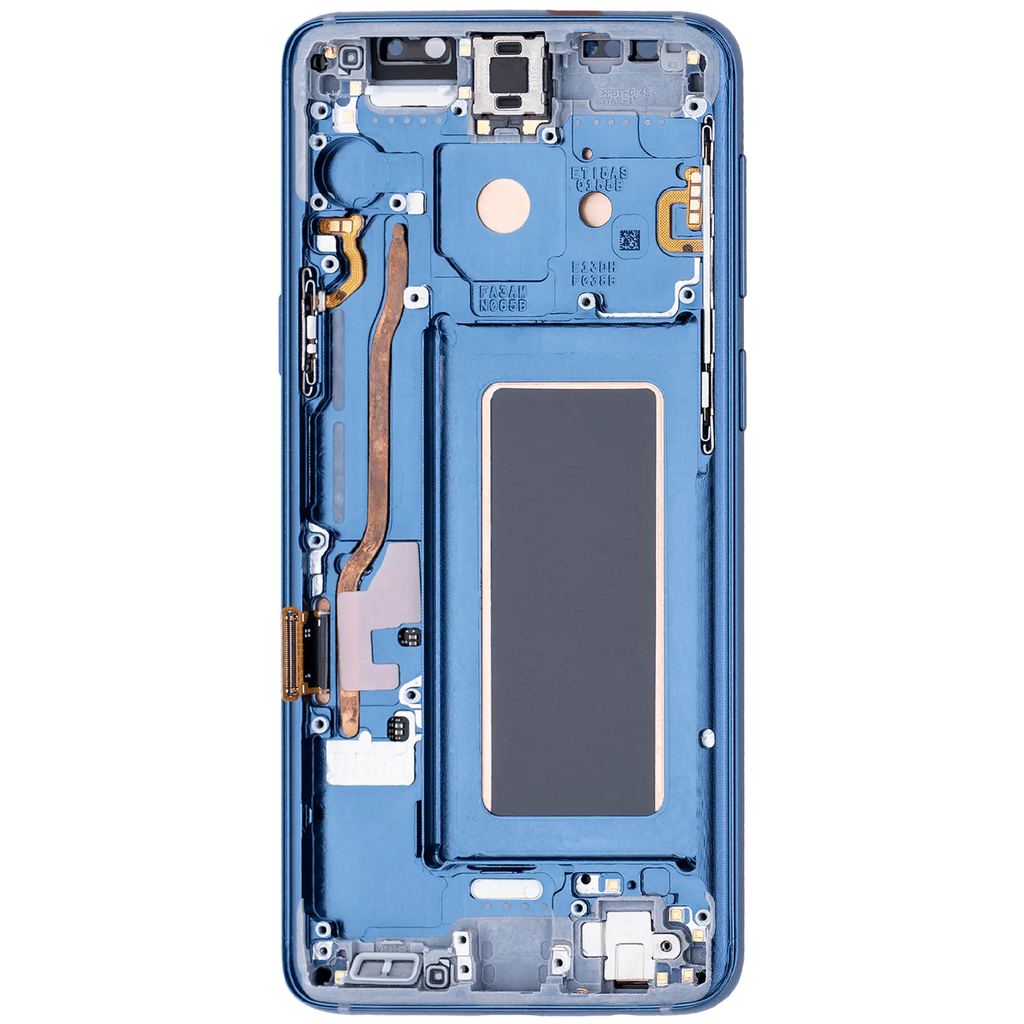 OLED Display with Frame for Samsung Galaxy S9 (Aftermarket Plus) (Coral Blue)