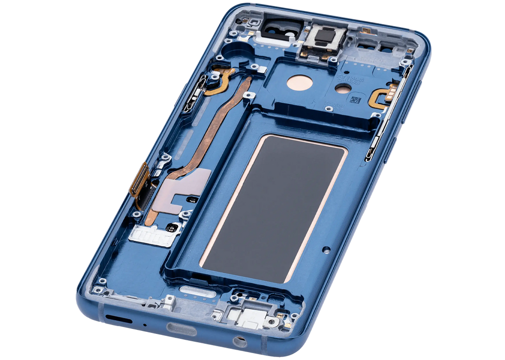OLED Display with Frame for Samsung Galaxy S9 (Aftermarket Plus) (Coral Blue)