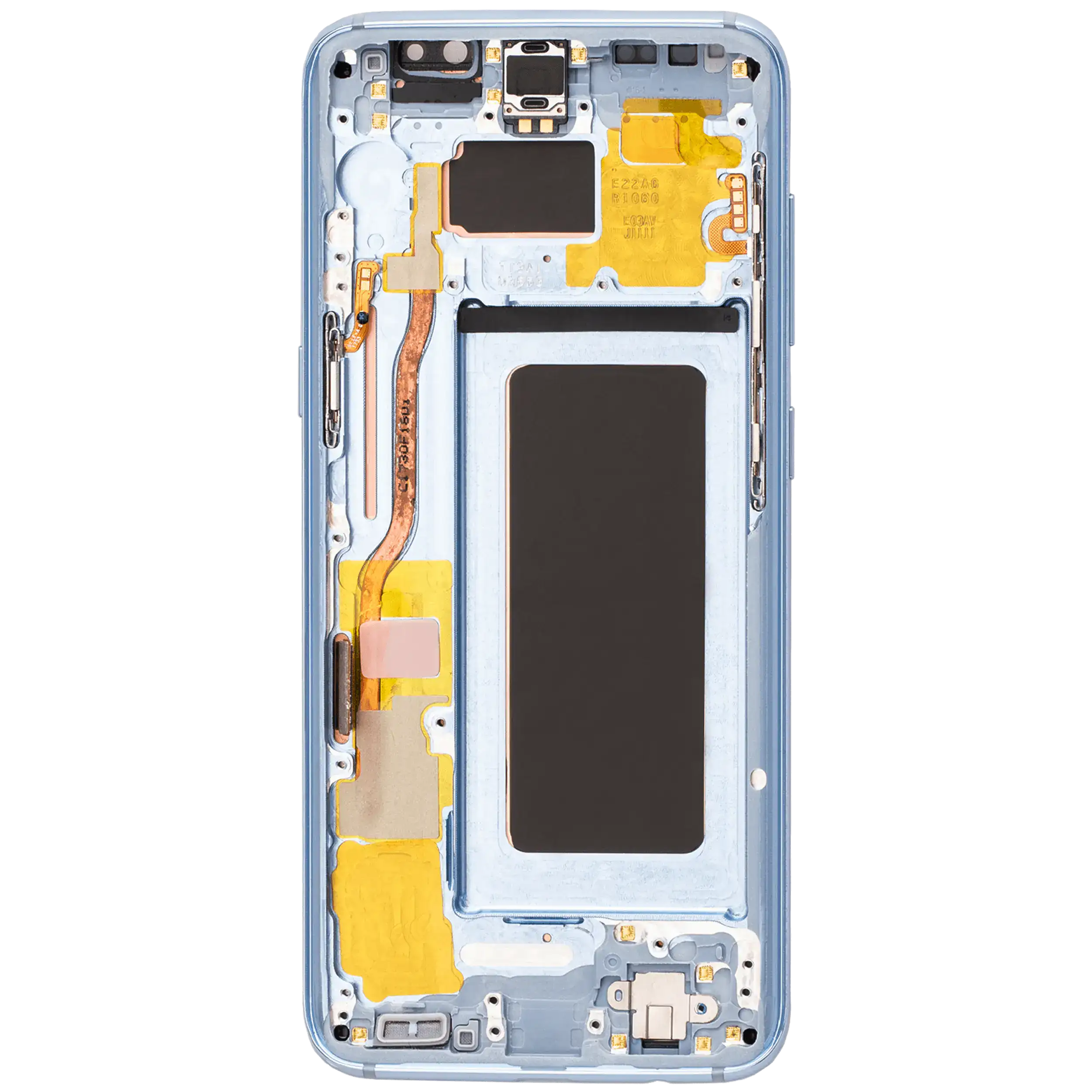 OLED-Display mit Rahmen für Samsung Galaxy S8 (Aftermarket Plus) (Coral Blau)