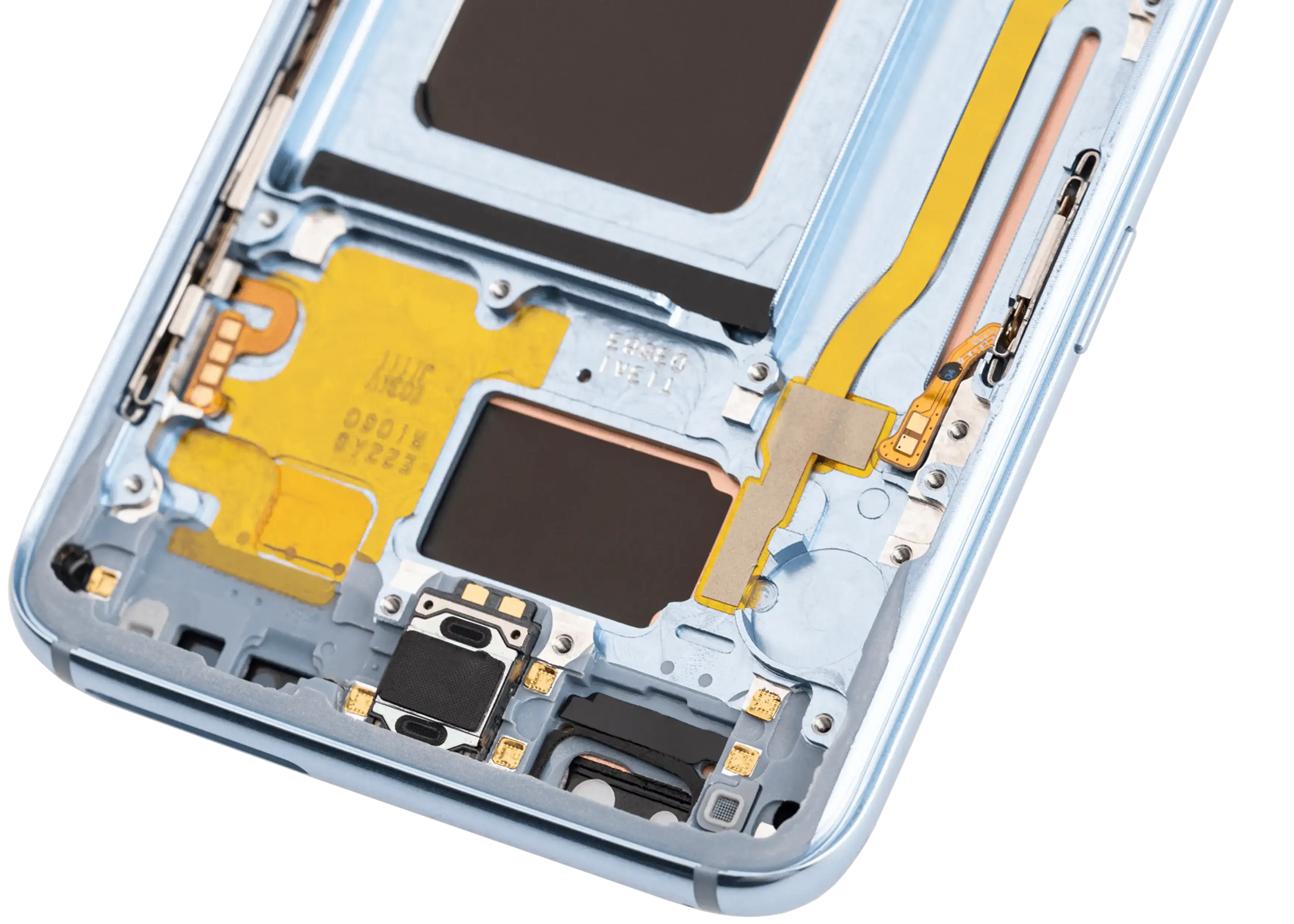 OLED-Display mit Rahmen für Samsung Galaxy S8 (Aftermarket Plus) (Coral Blau)