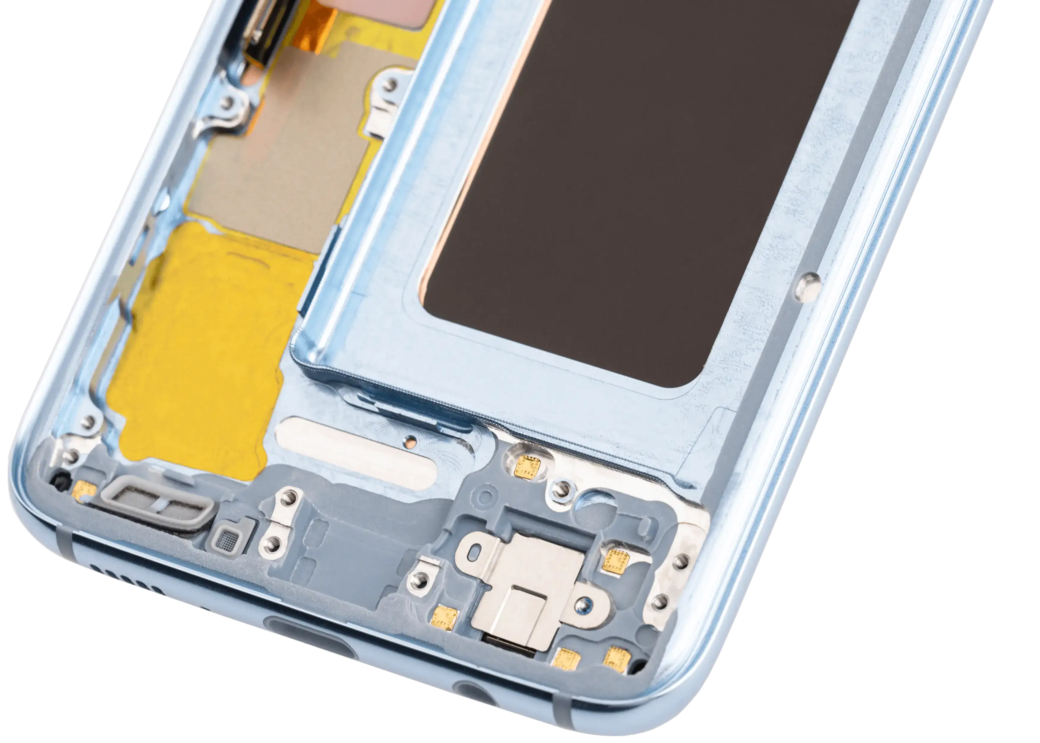 OLED-Display mit Rahmen für Samsung Galaxy S8 (Aftermarket Plus) (Coral Blau)