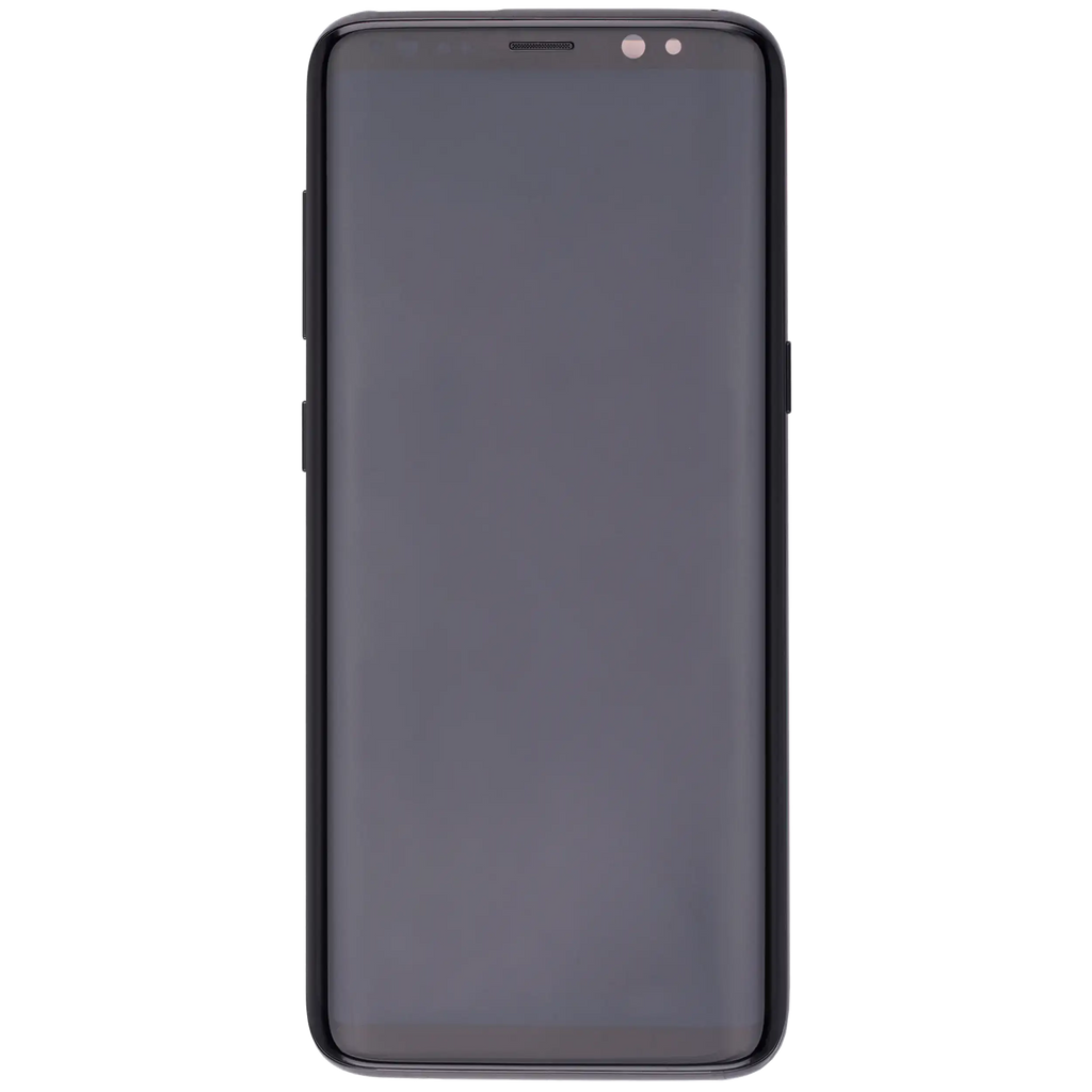 OLED-Montage mit Rahmen Samsung Galaxy S8 Aftermarket Plus Midnight Schwarz