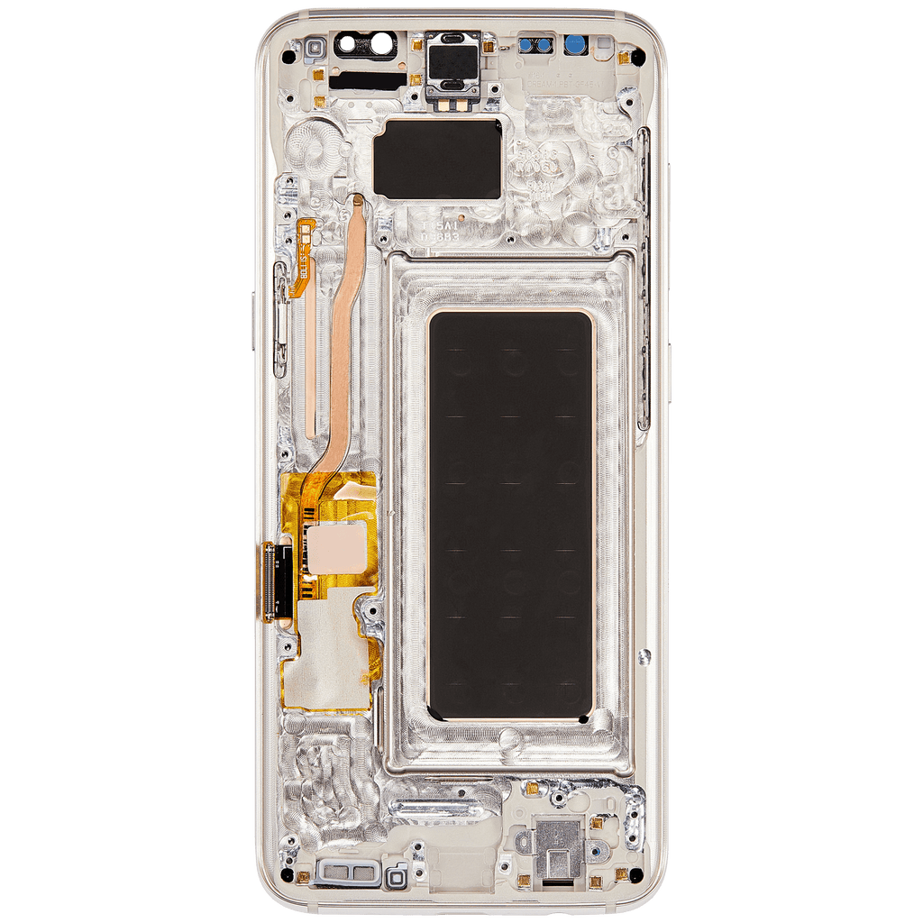 OLED Display with Frame for Samsung Galaxy S8 (Aftermarket Plus) (Arctic Silver)