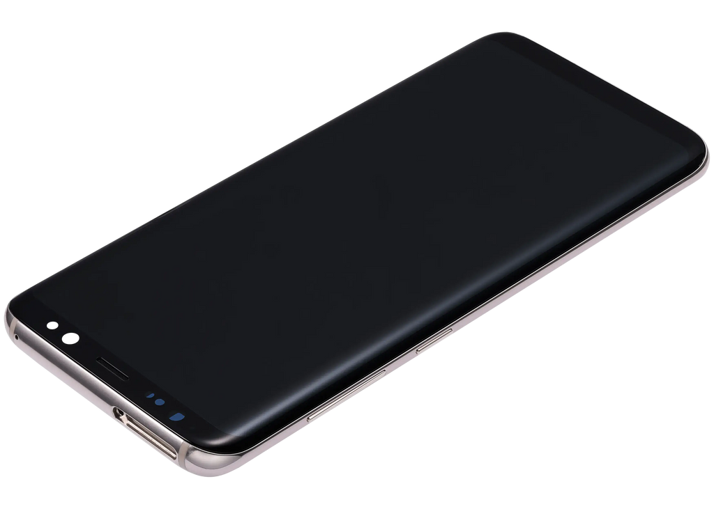 OLED Display with Frame for Samsung Galaxy S8 (Aftermarket Plus) (Arctic Silver)