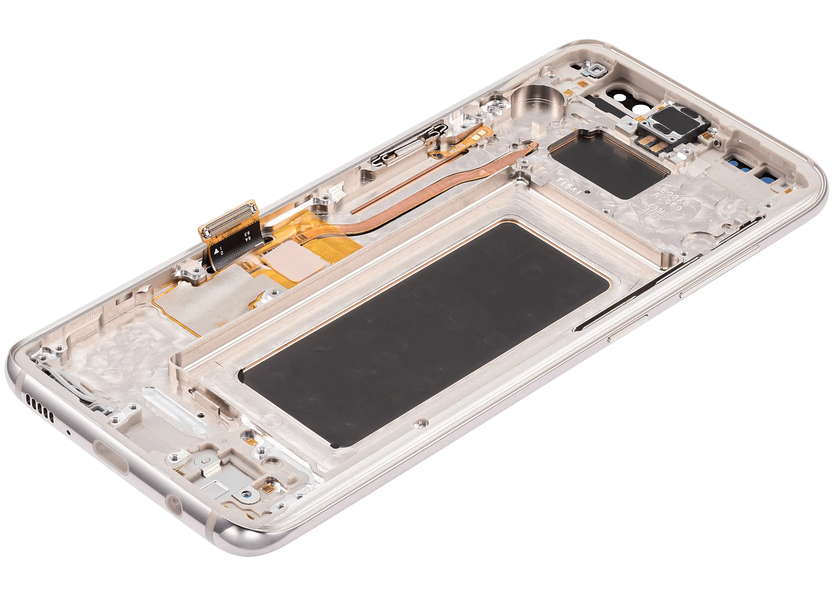OLED Display with Frame for Samsung Galaxy S8 (Aftermarket Plus) (Arctic Silver)