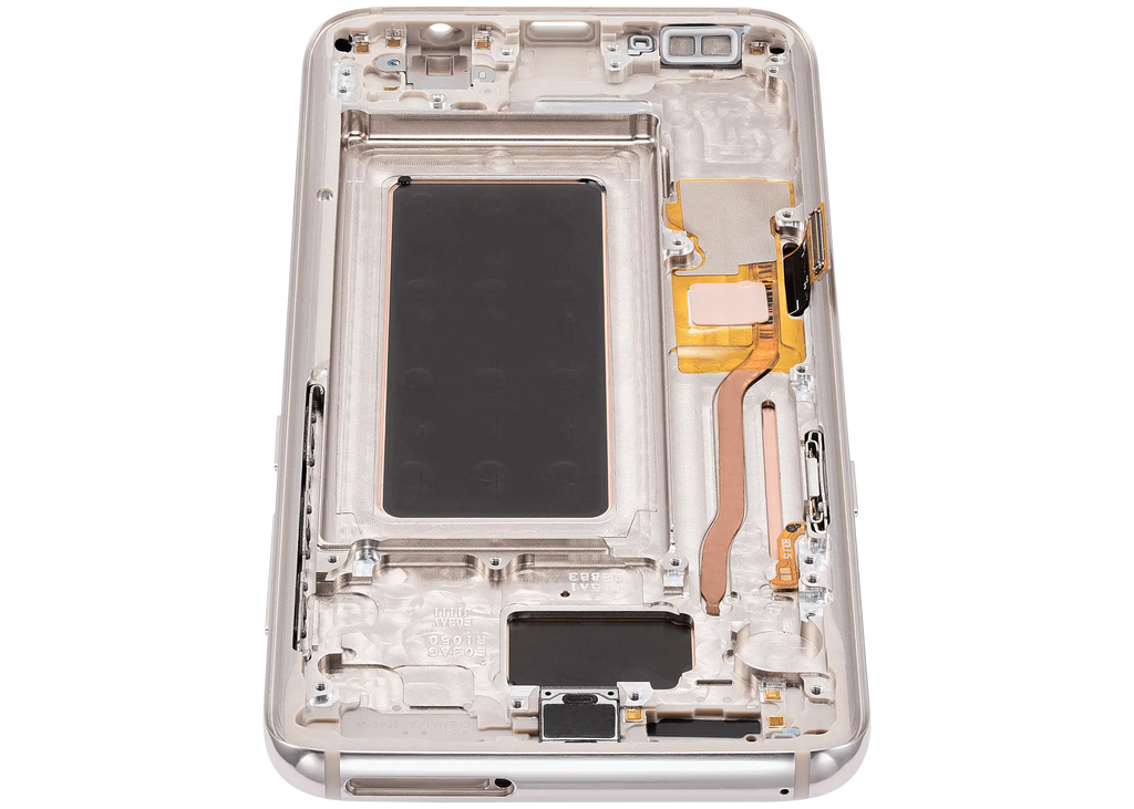 OLED Display with Frame for Samsung Galaxy S8 (Aftermarket Plus) (Arctic Silver)