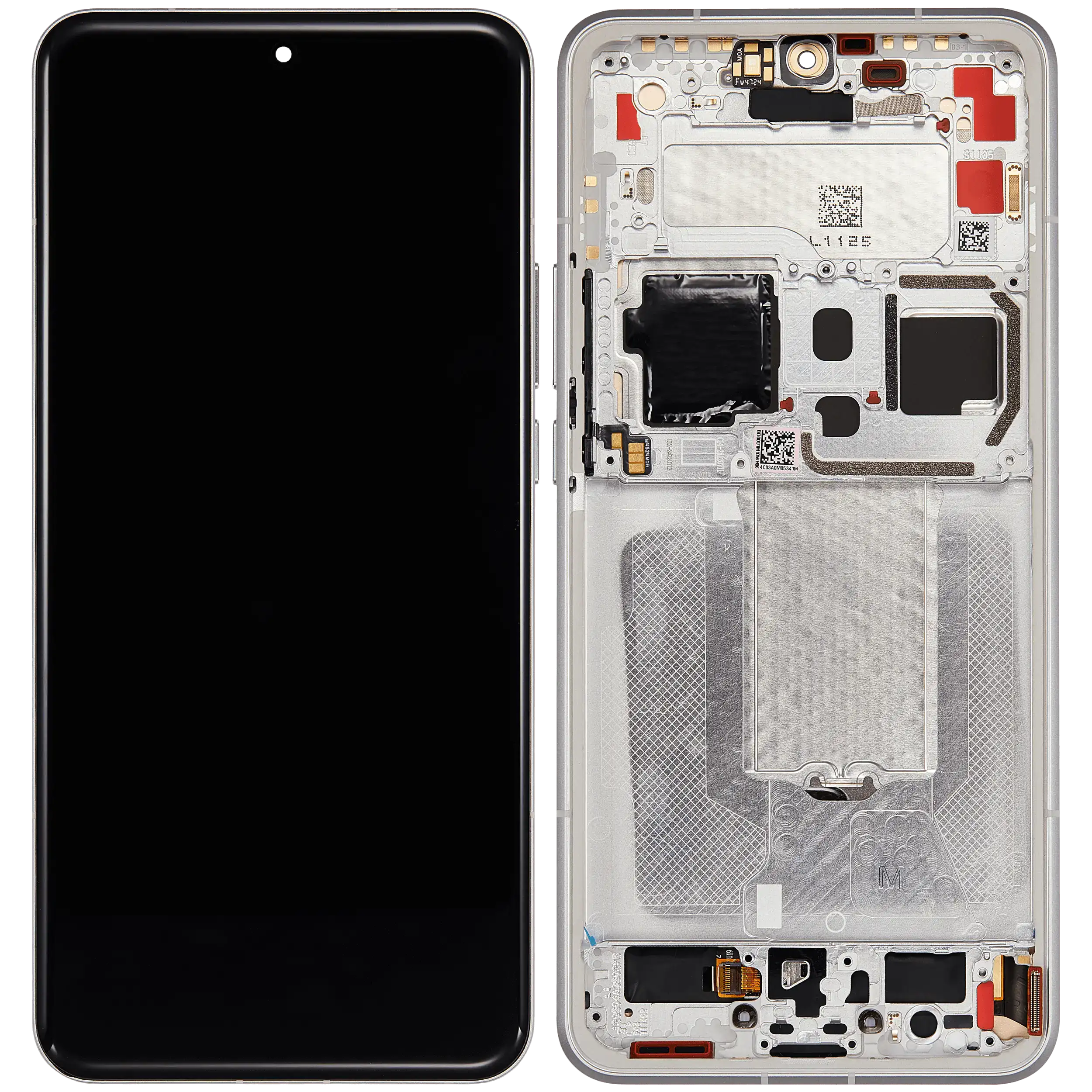OLED-Display mit Rahmen für Xiaomi 15 Ultra (Refurbished) (Weiß)
