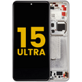 OLED Display with Frame for Xiaomi 15 Ultra (Refurbished) (White)