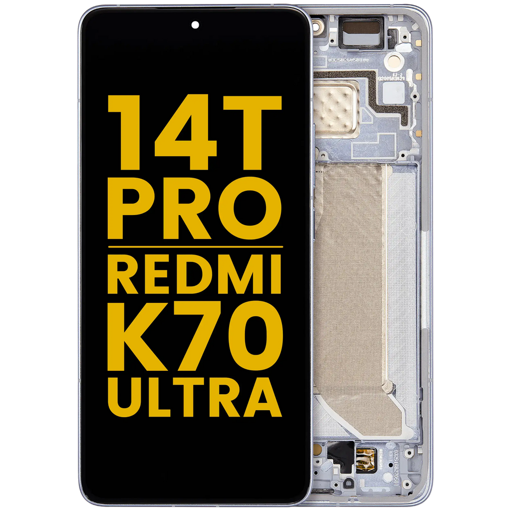 OLED Display with Frame for Xiaomi 14T Pro / Redmi K70 Ultra (Refurbished) (Titan Blue)