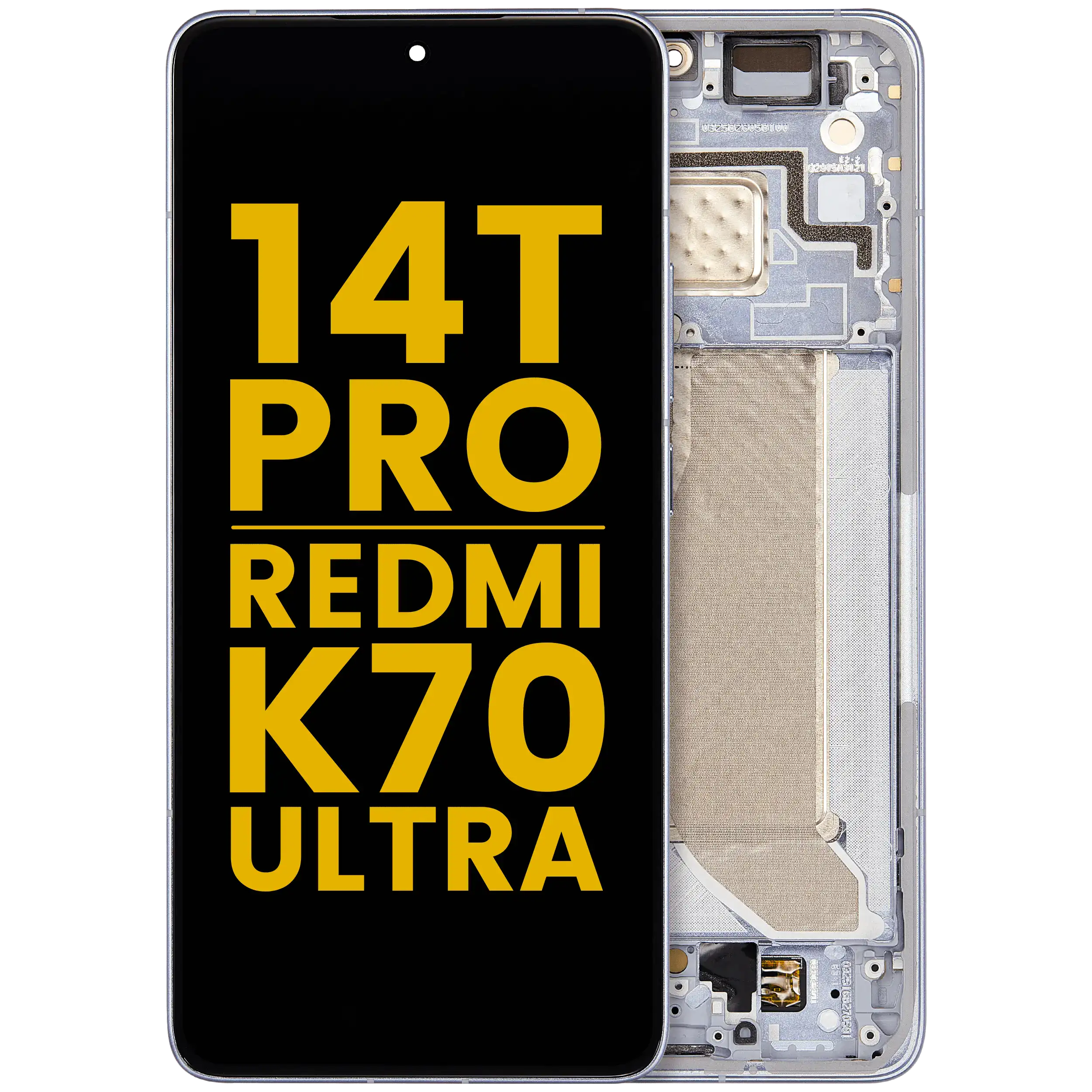 OLED Display with Frame for Xiaomi 14T Pro / Redmi K70 Ultra (Refurbished) (Titan Blue)