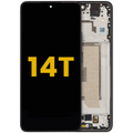 OLED-Display mit Rahmen für Xiaomi 14T (Refurbished) (Titan Black)