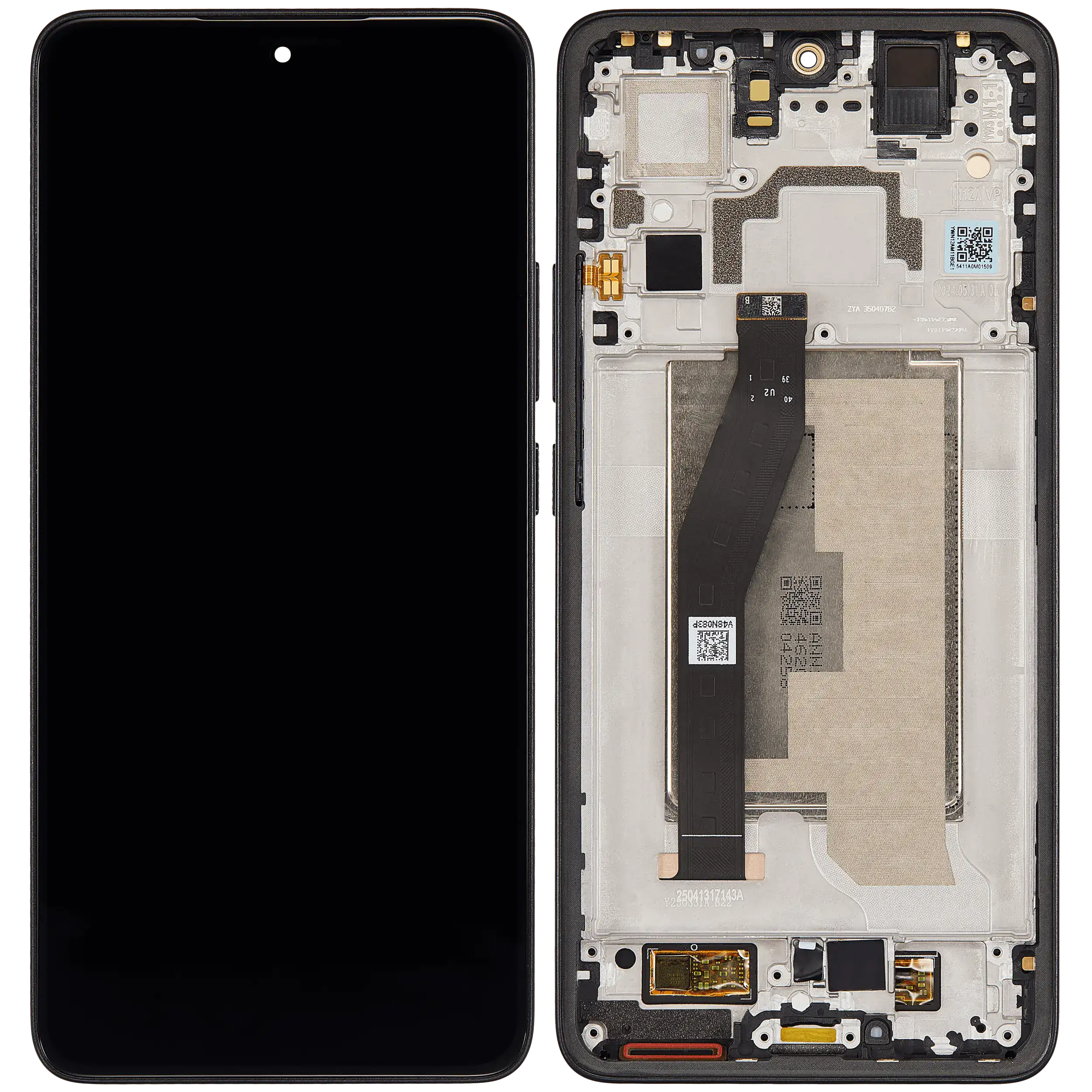 OLED Display with Frame for Xiaomi 14T (Refurbished) (Titan Black)