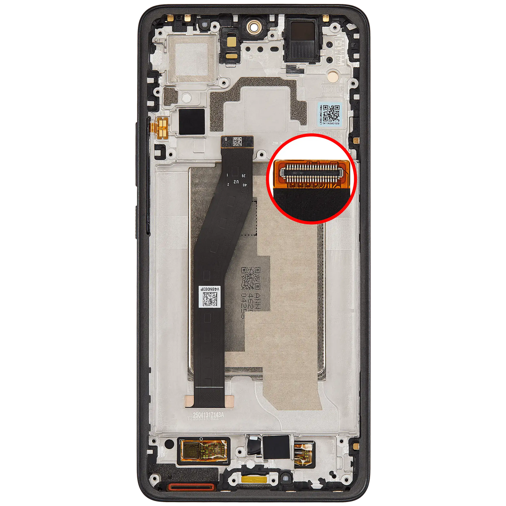 OLED Display with Frame for Xiaomi 14T (Refurbished) (Titan Black)