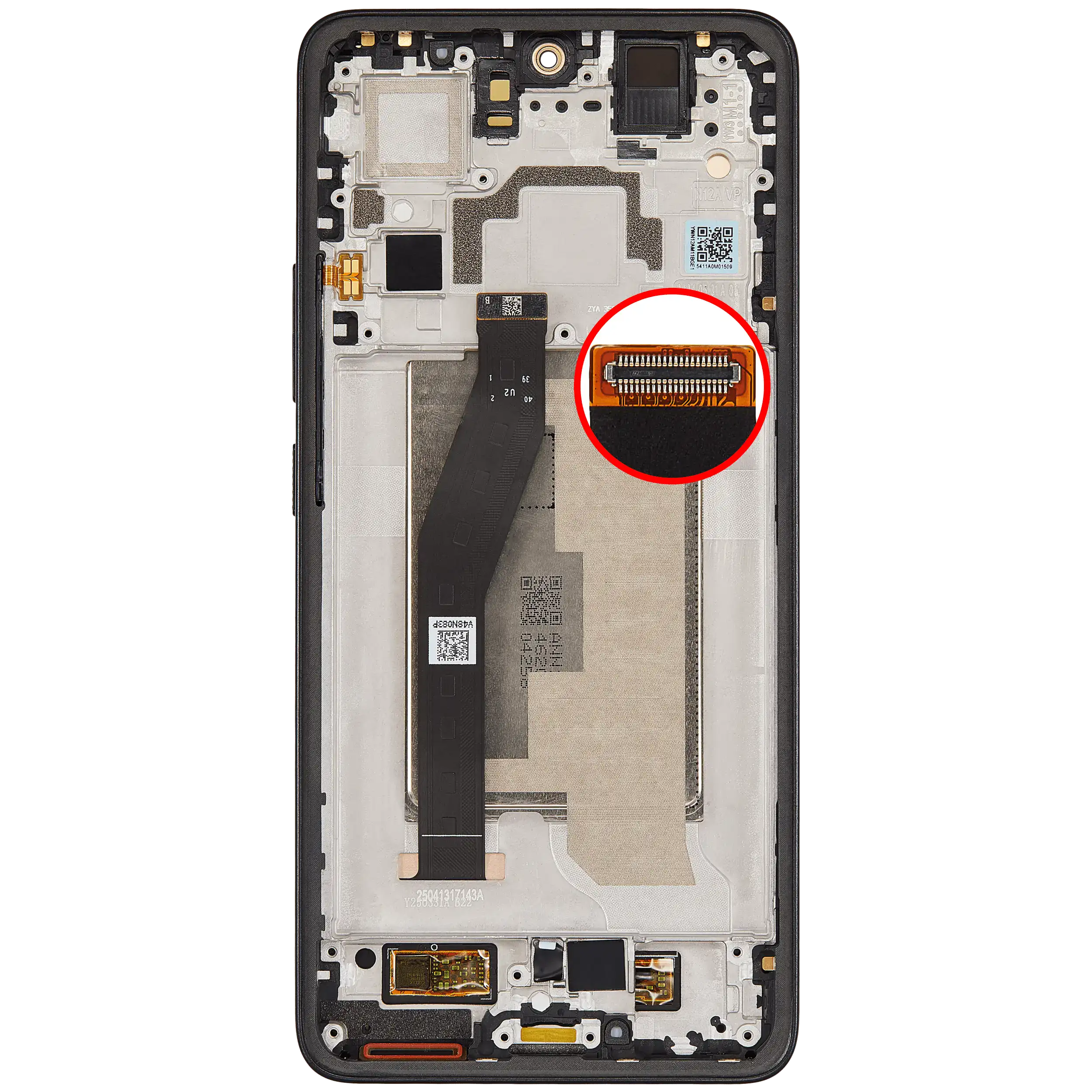 OLED Display with Frame for Xiaomi 14T (Refurbished) (Titan Black)