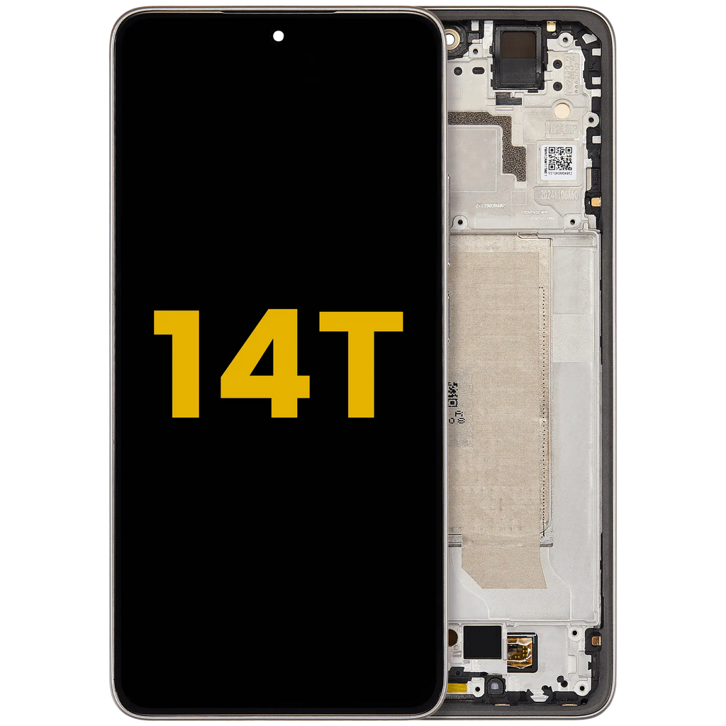 OLED-Display mit Rahmen für Xiaomi 14T (generalüberholt) (Titan Gray)