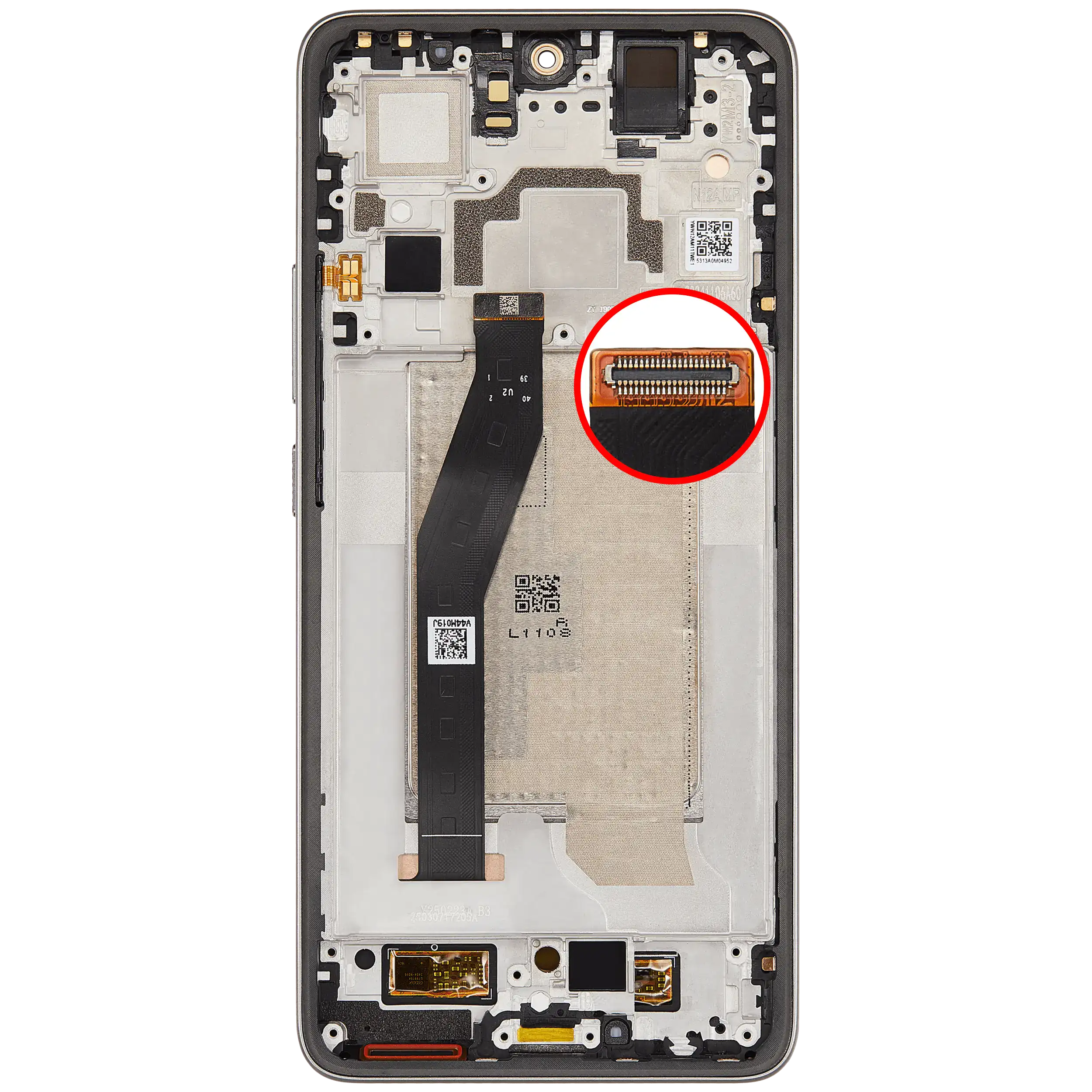 OLED-Display mit Rahmen für Xiaomi 14T (generalüberholt) (Titan Gray)