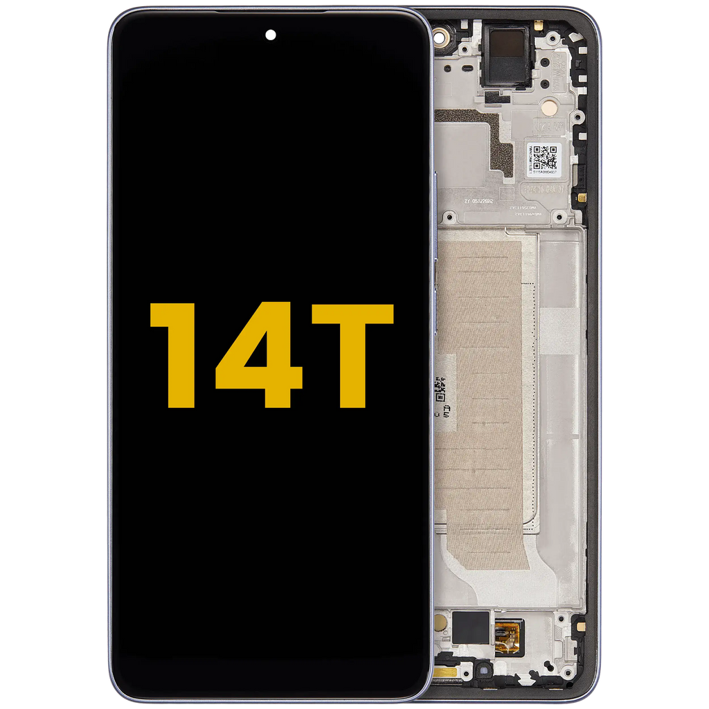 OLED Display with Frame for Xiaomi 14T (Refurbished) (Titan Blue)