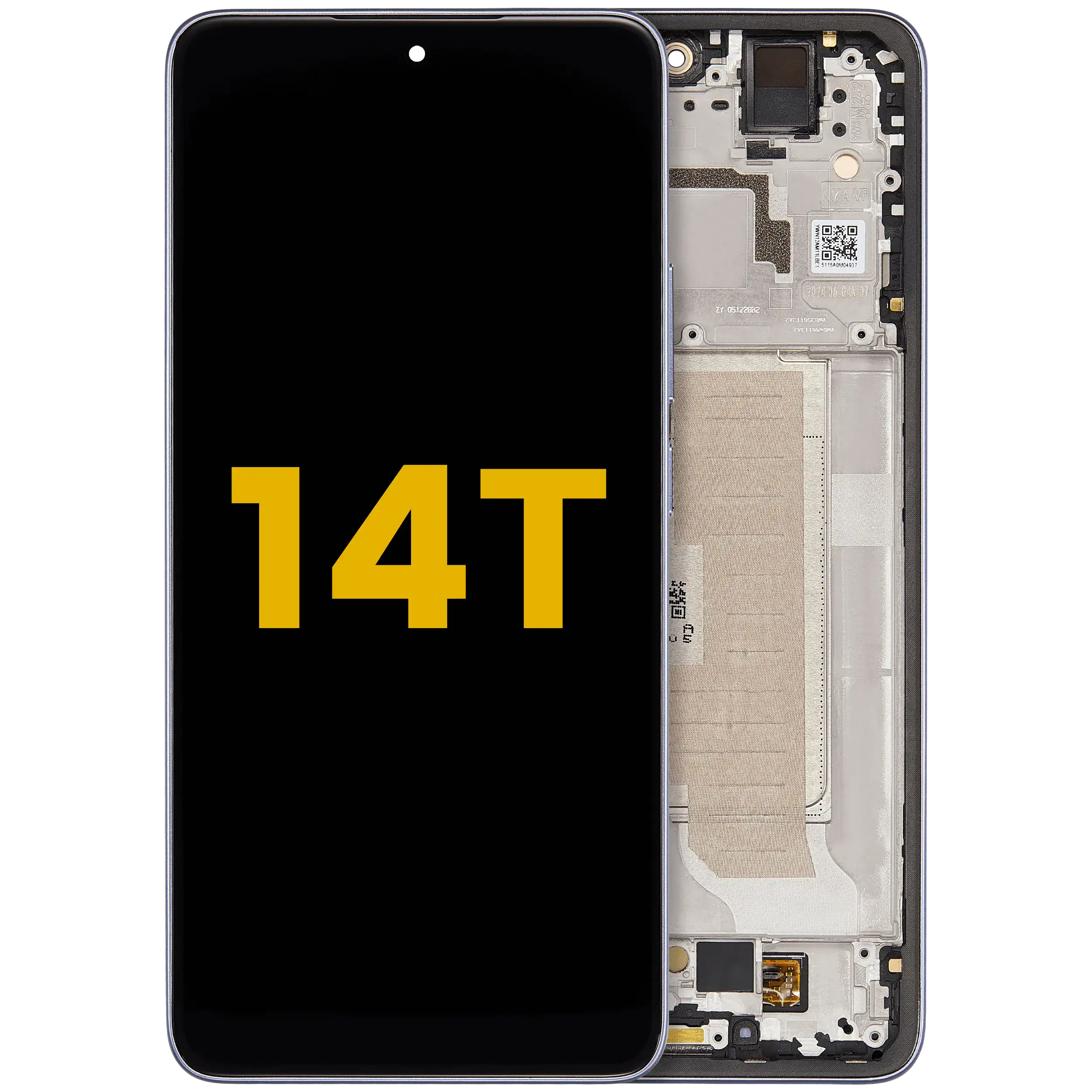 OLED Display with Frame for Xiaomi 14T (Refurbished) (Titan Blue)