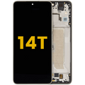 OLED-Display mit Rahmen für Xiaomi 14T (wiederaufbereitet) (Lemon Green)