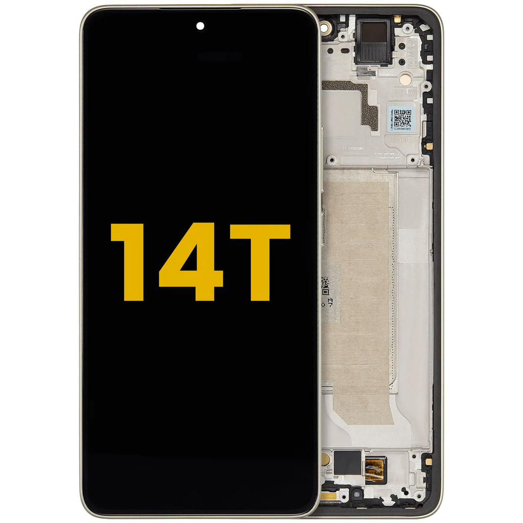 OLED-Display mit Rahmen für Xiaomi 14T (wiederaufbereitet) (Lemon Green)
