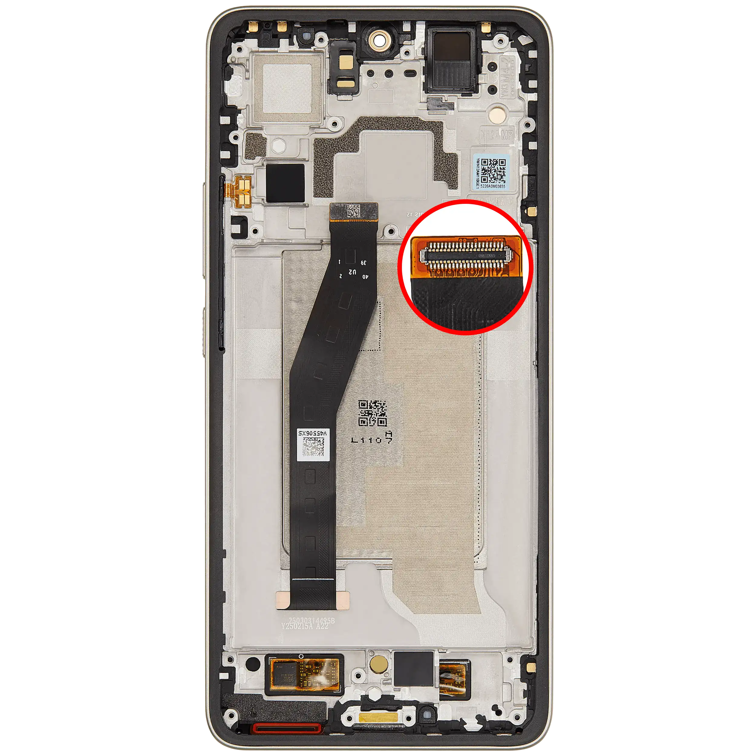 OLED-Display mit Rahmen für Xiaomi 14T (wiederaufbereitet) (Lemon Green)