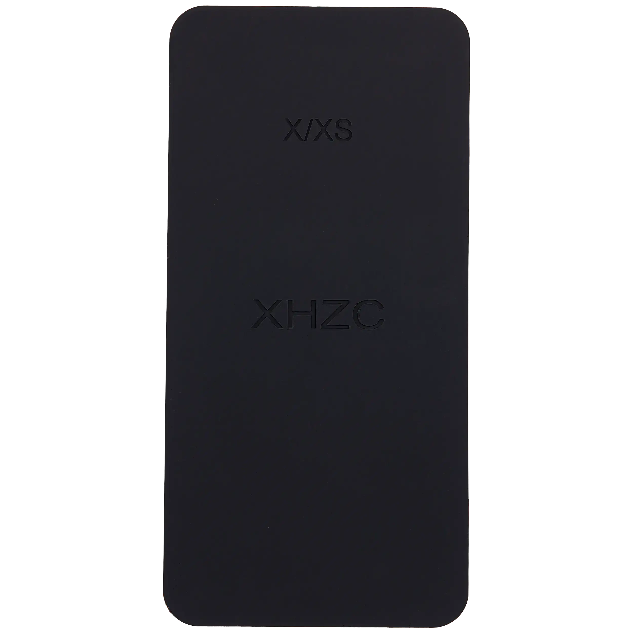 Schwarze Silikonmatte für iPhone X / XS