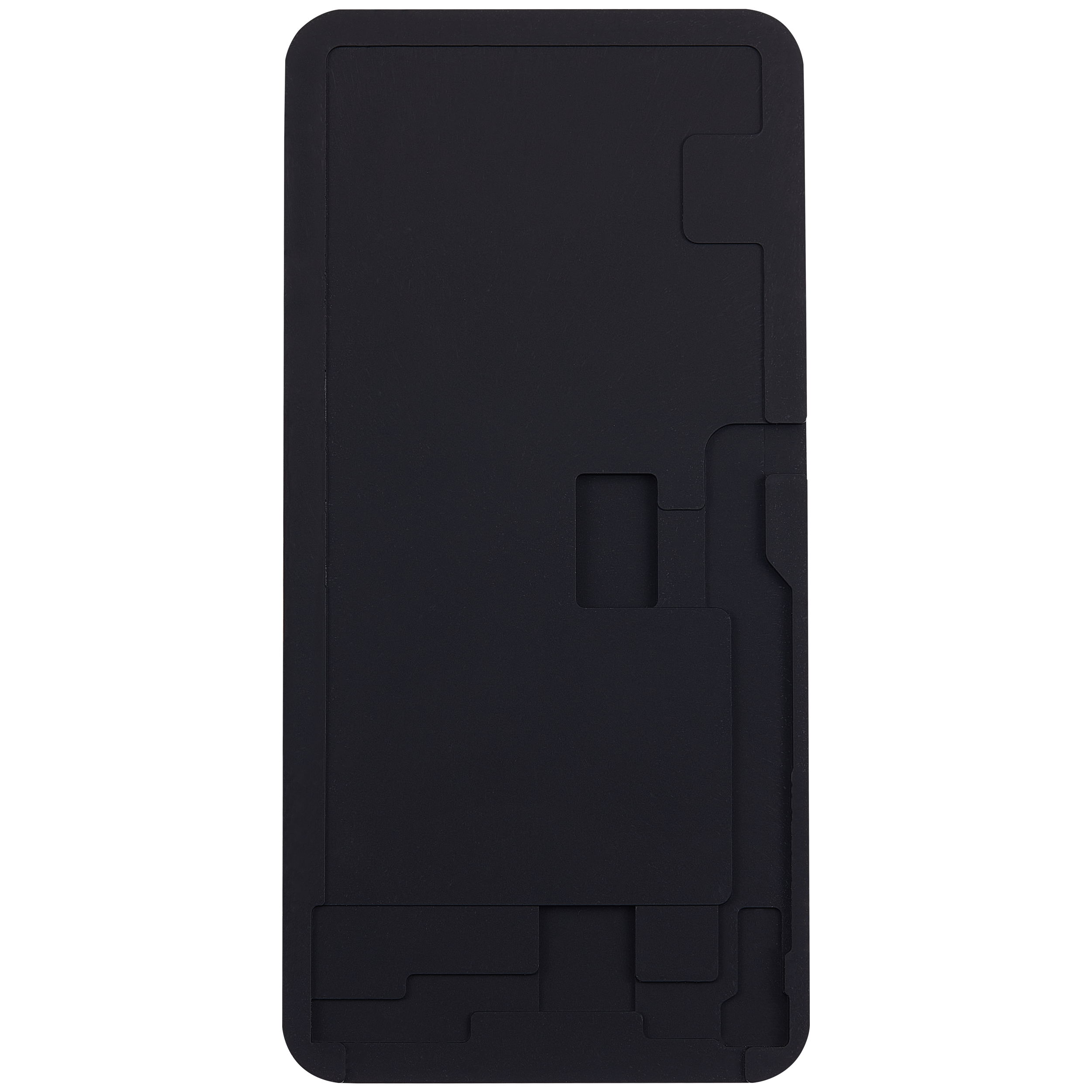 Schwarze Silikonmatte für iPhone X / XS