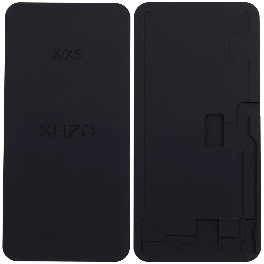 Schwarze Silikonmatte für iPhone X / XS