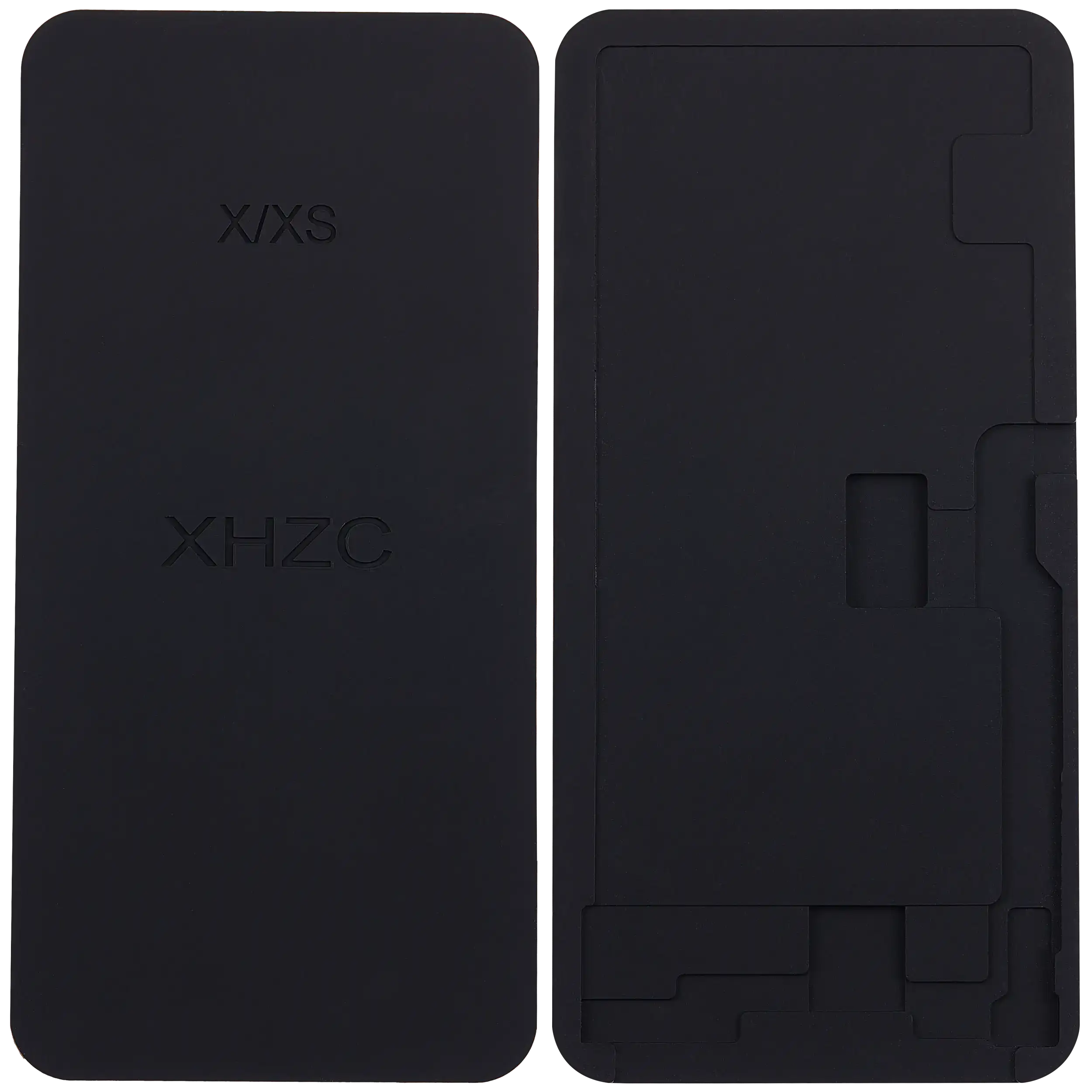 Schwarze Silikonmatte für iPhone X / XS