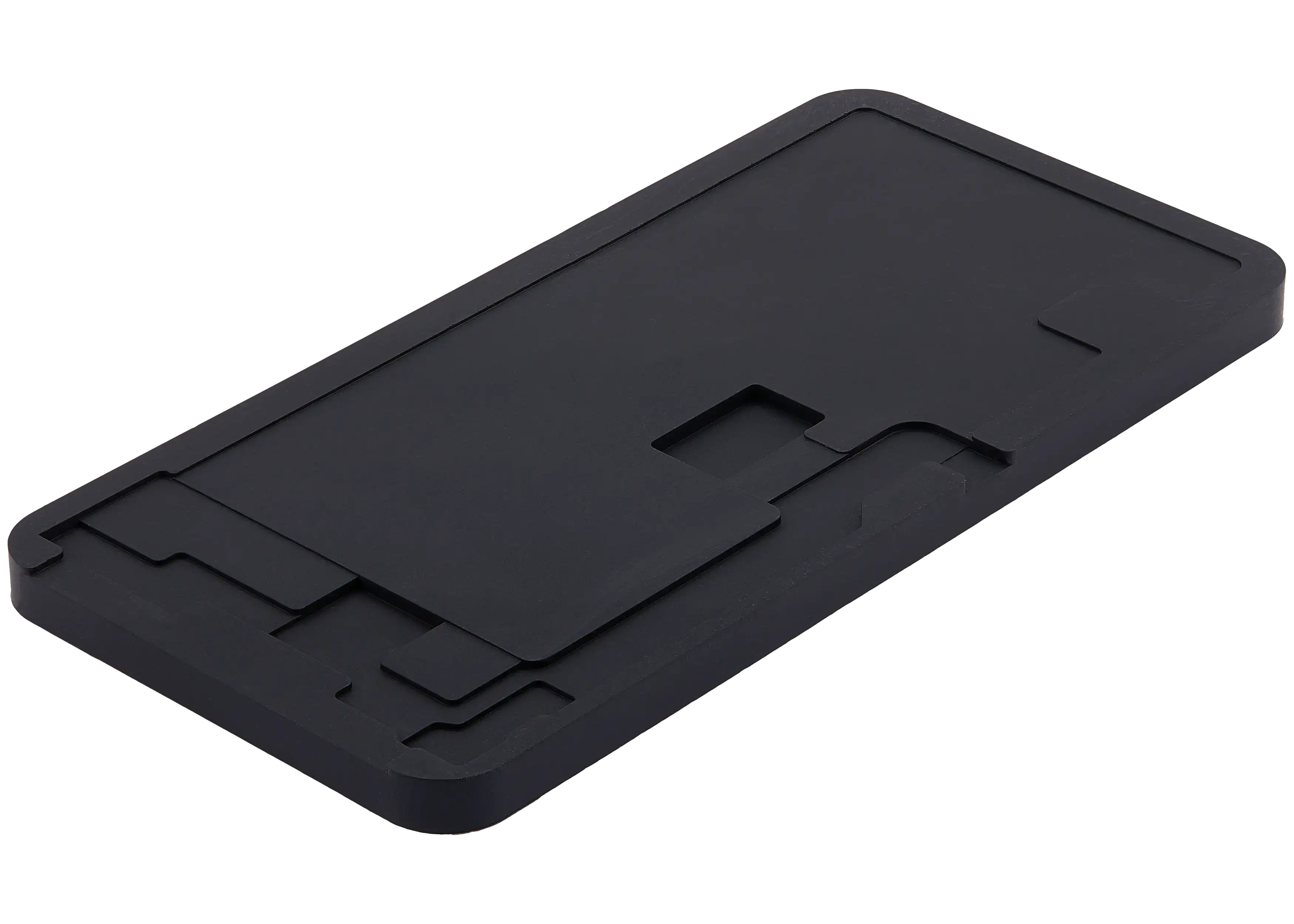 Schwarze Silikonmatte für iPhone X / XS