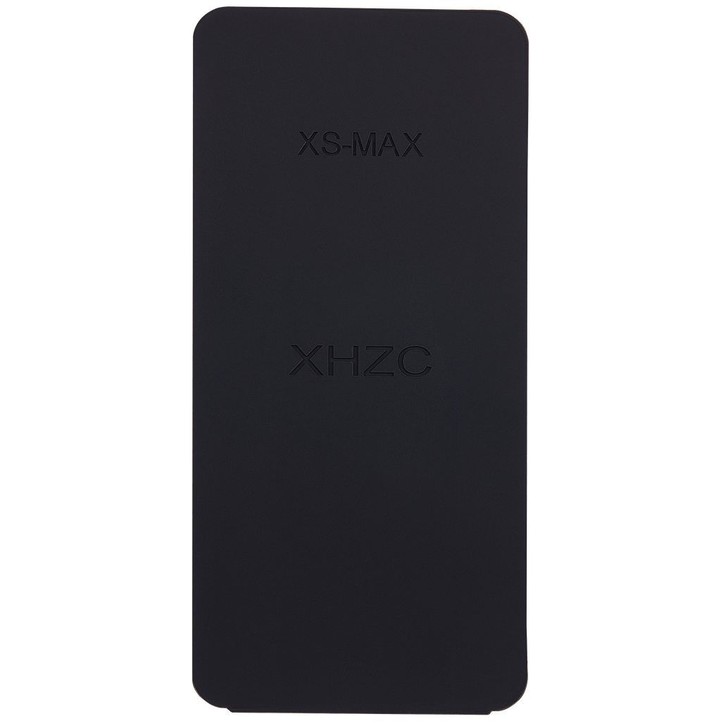 Schwarze Silikon-Matte für iPhone XS Max