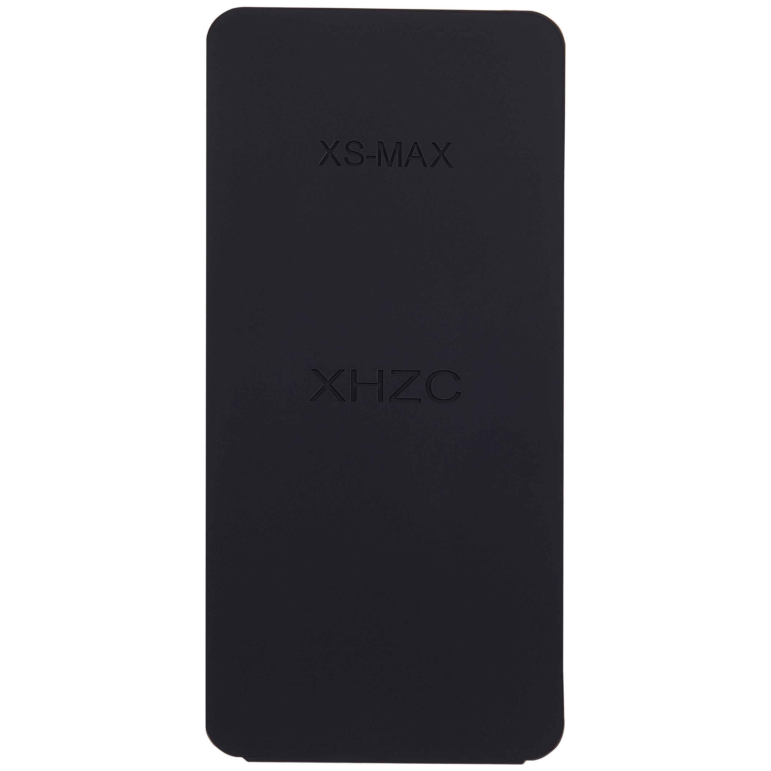 Schwarze Silikon-Matte für iPhone XS Max