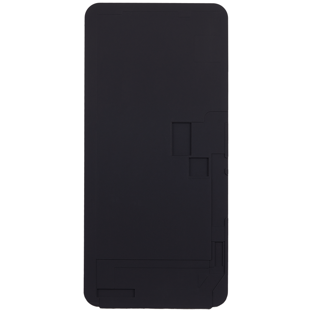 Schwarze Silikon-Matte für iPhone XS Max