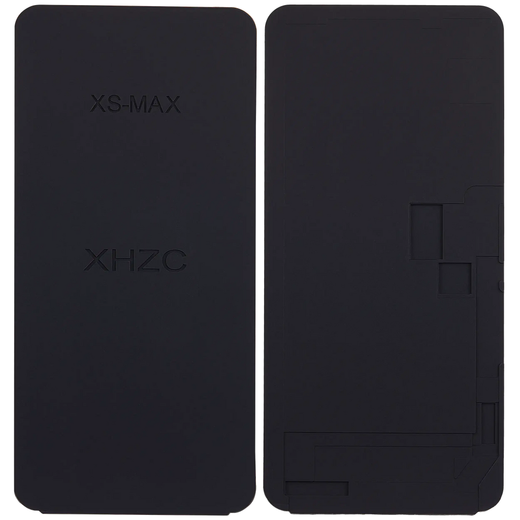 Schwarze Silikon-Matte für iPhone XS Max