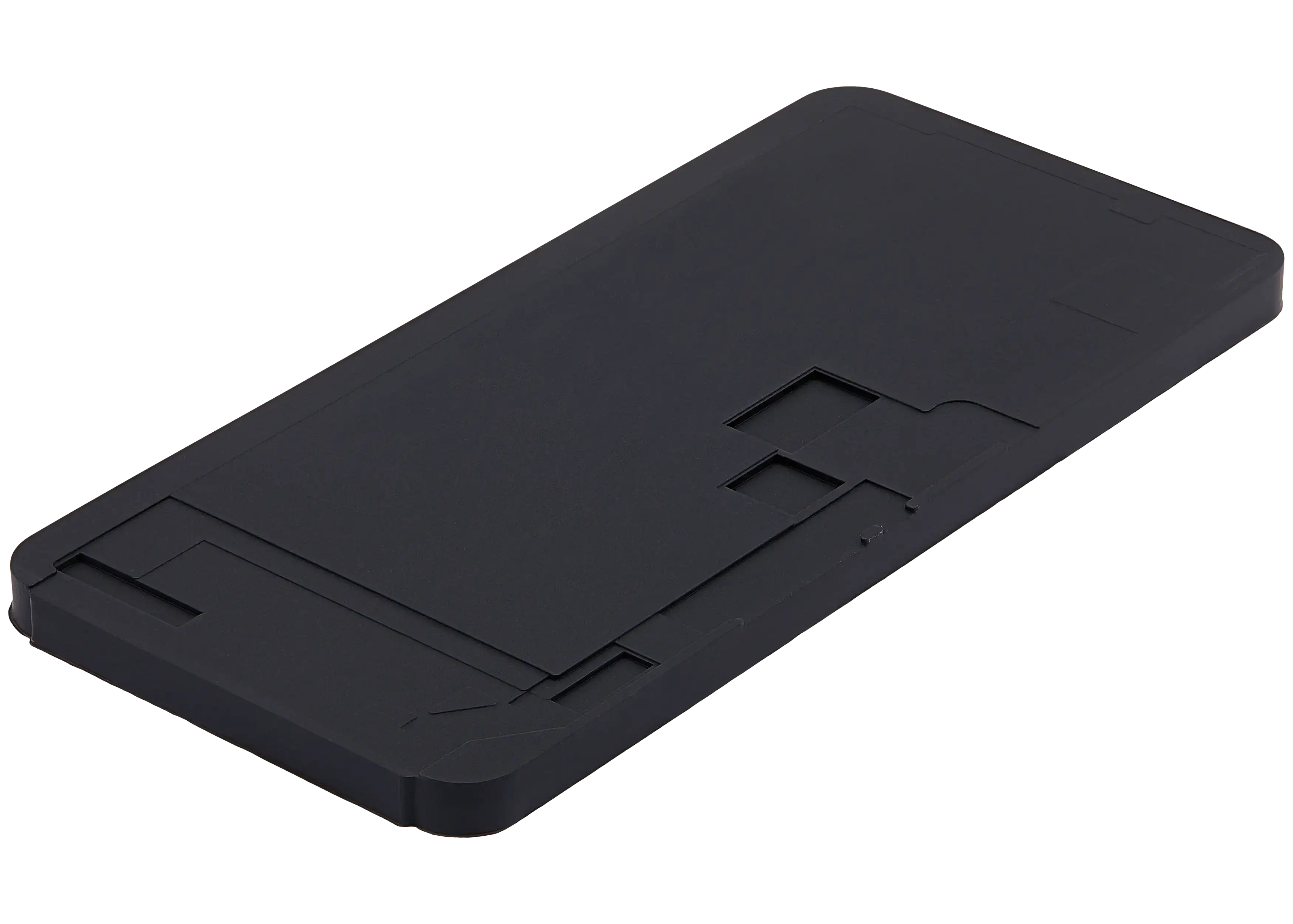 Schwarze Silikon-Matte für iPhone XS Max