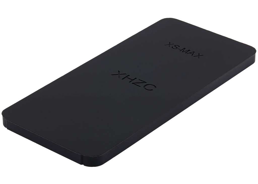 Schwarze Silikon-Matte für iPhone XS Max
