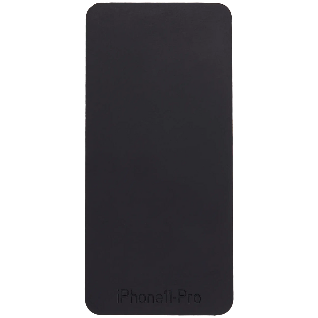 Schwarze Silikonmatte für iPhone 11 Pro